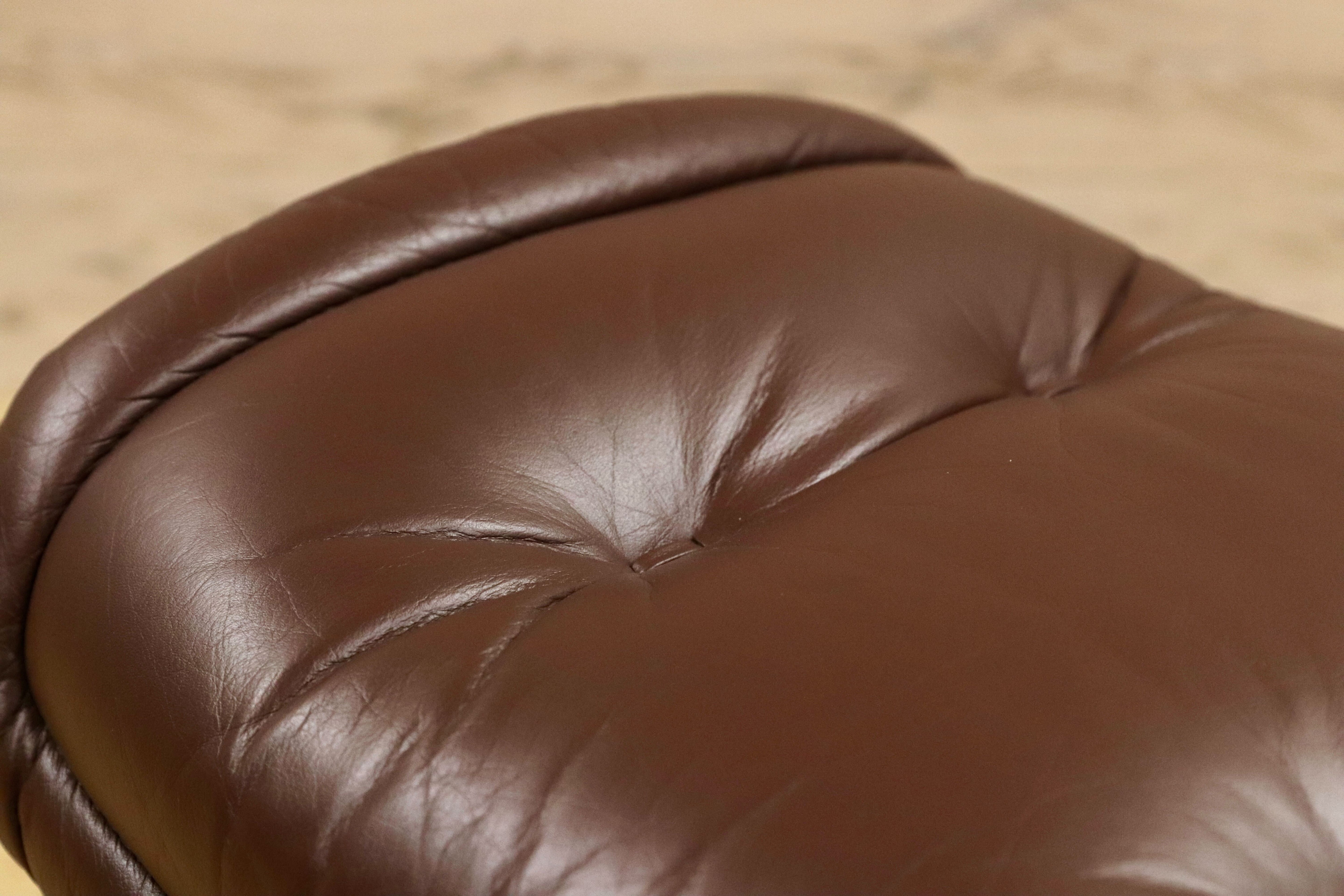 GMGS312○EKORNES / エコーネス ストレスレスロイヤル 本革 オットマン フットスツール チョコブラウン 北欧 ノルウェー