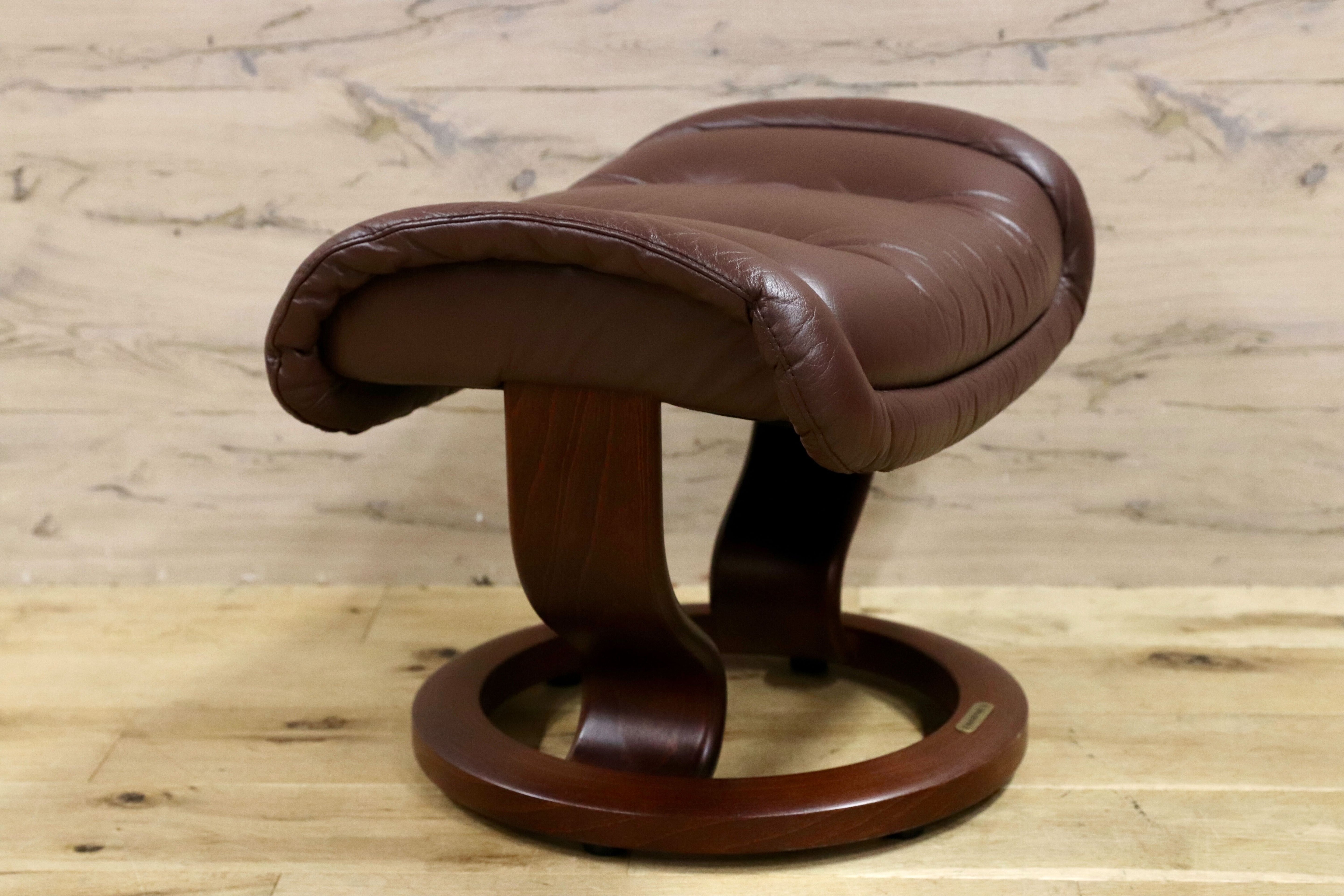 GMGS312○EKORNES / エコーネス ストレスレスロイヤル 本革 オットマン フットスツール チョコブラウン 北欧 ノルウェー