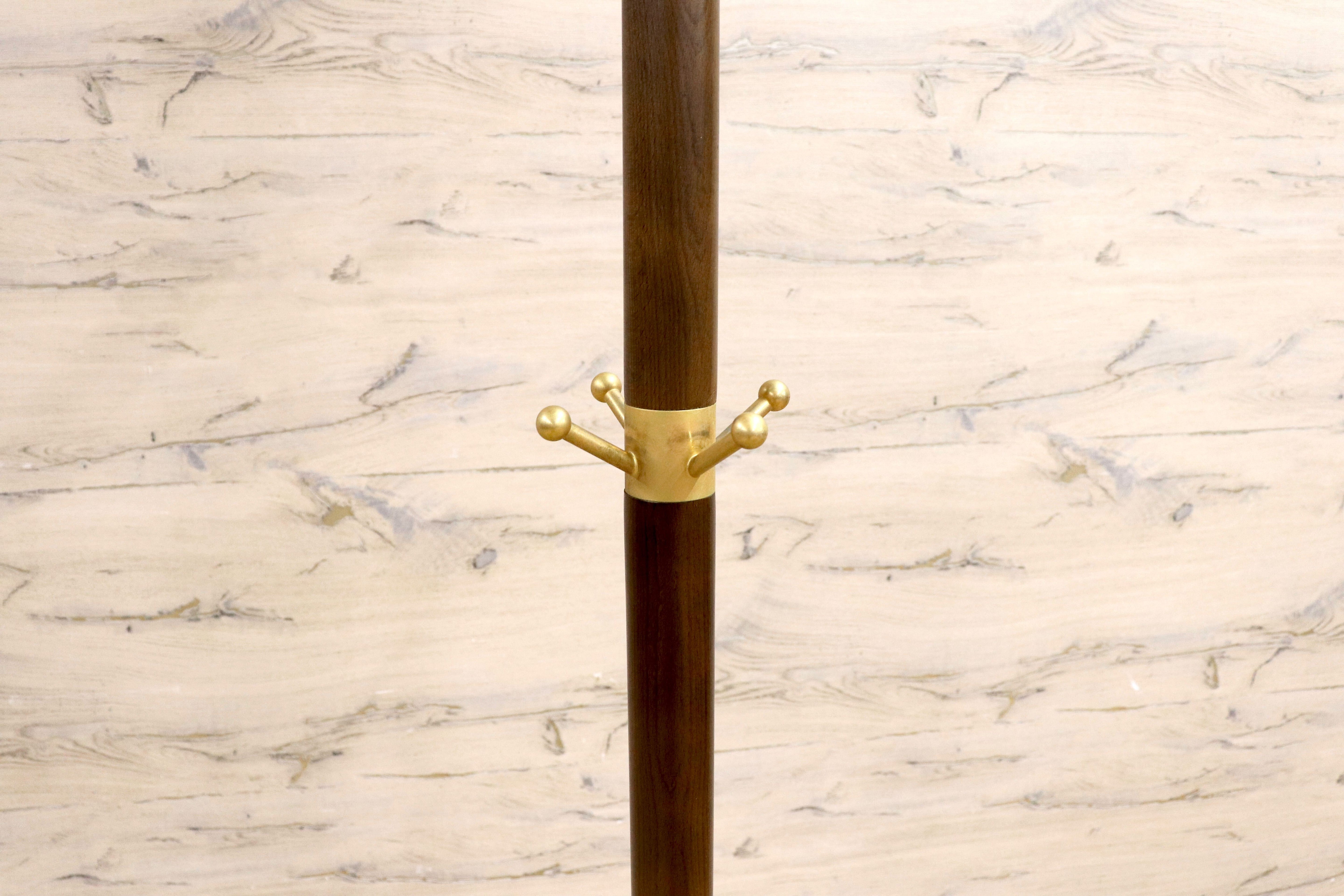 GMIS280○karimoku / カリモク コロニアル コートハンガー ポールハンガー 帽子掛け ミッドセンチュリー ヴィンテージ 国産家具