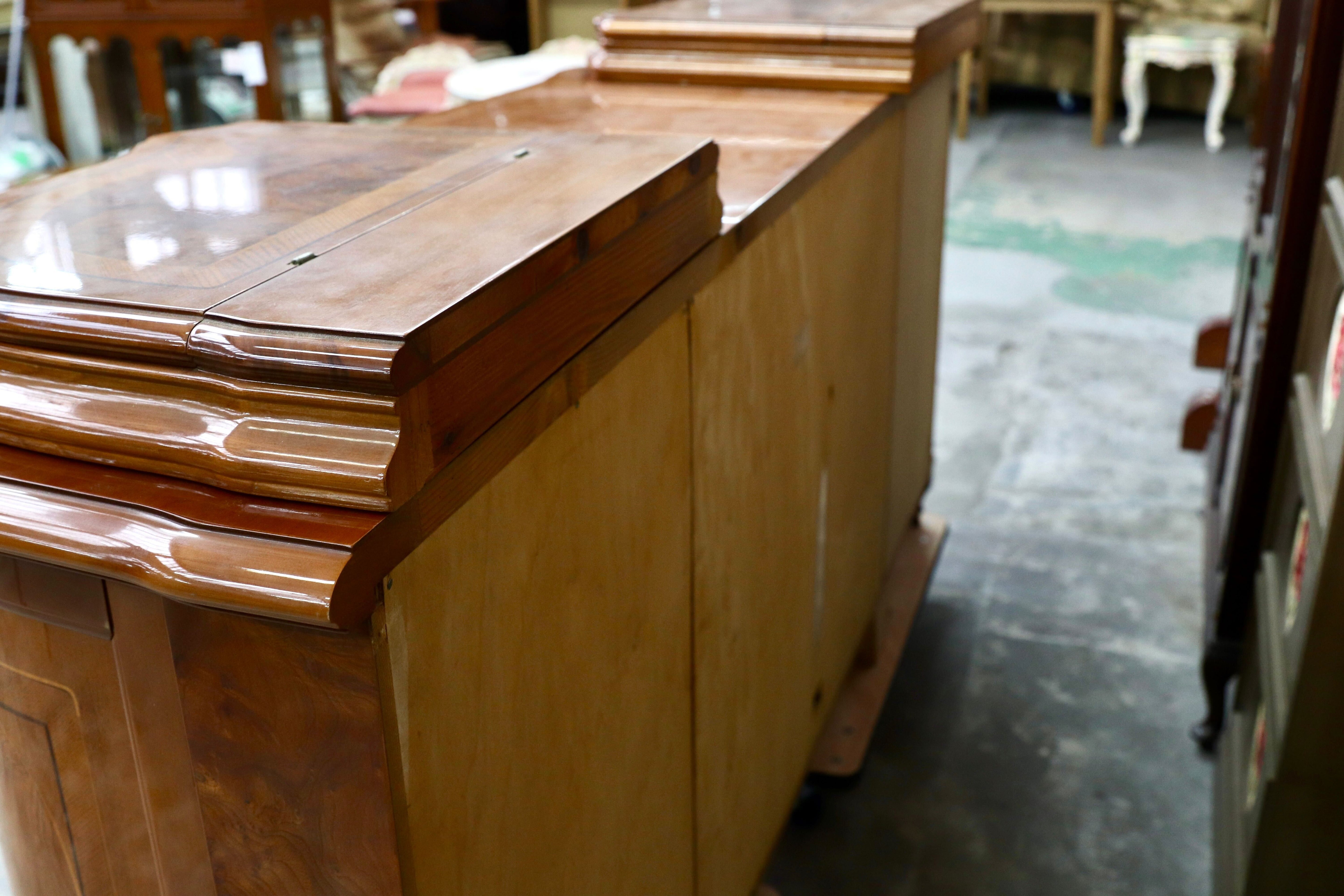 GMIK582○Pistolesi Firenze / ピストレージ イタリア製 リビングボード サイドボード キャビネット 象嵌細工 クラシック 最高級