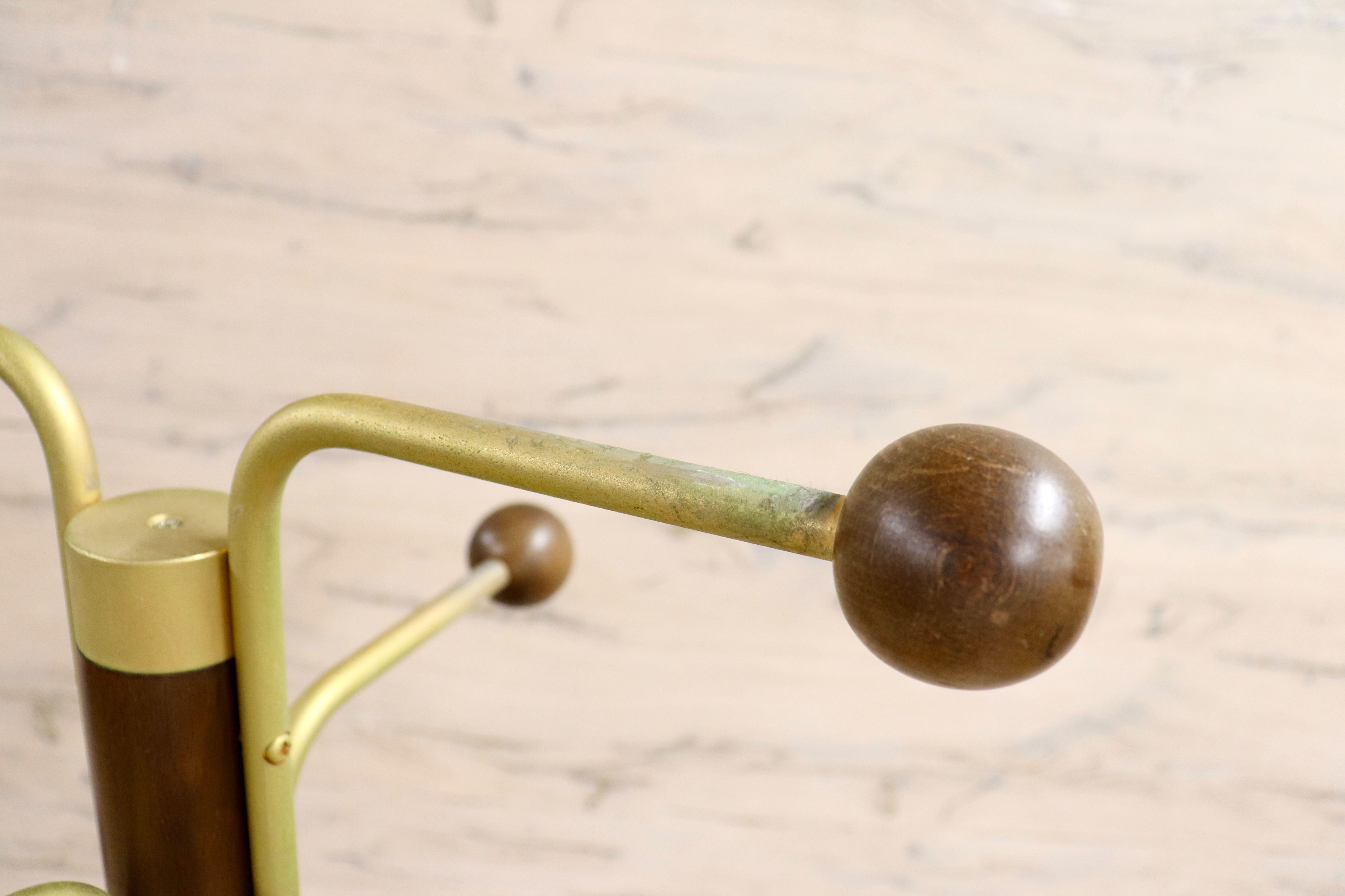 GMIS280○karimoku / カリモク コロニアル コートハンガー ポールハンガー 帽子掛け ミッドセンチュリー ヴィンテージ 国産家具