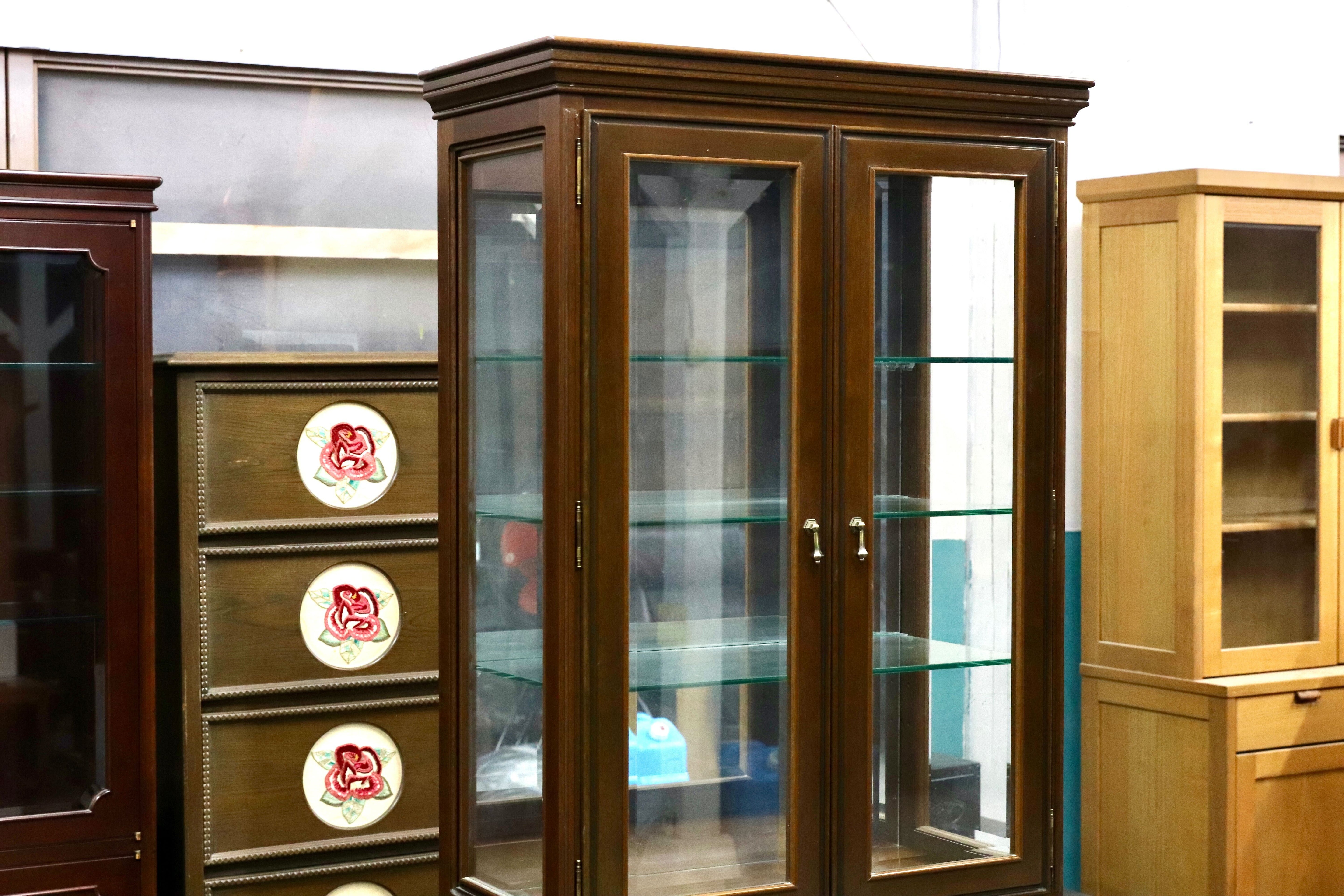 GMIK628A○maruni / マルニ ROYAL ロイヤル キャビネット 飾り棚 クラシック キュリオケース 定価約64.3万