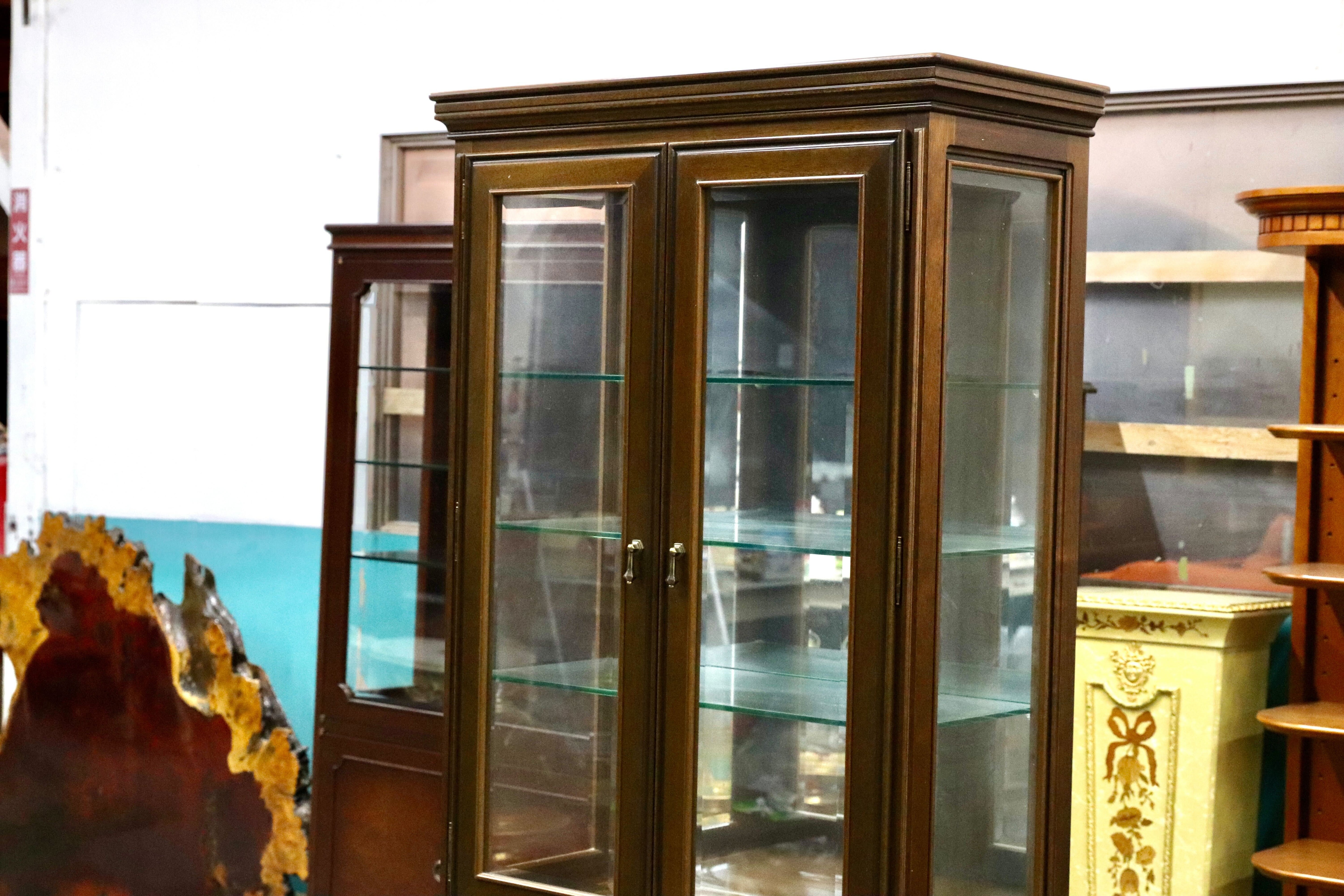 GMIK628B○maruni / マルニ ROYAL ロイヤル キャビネット 飾り棚 クラシック キュリオケース 定価約64.3万