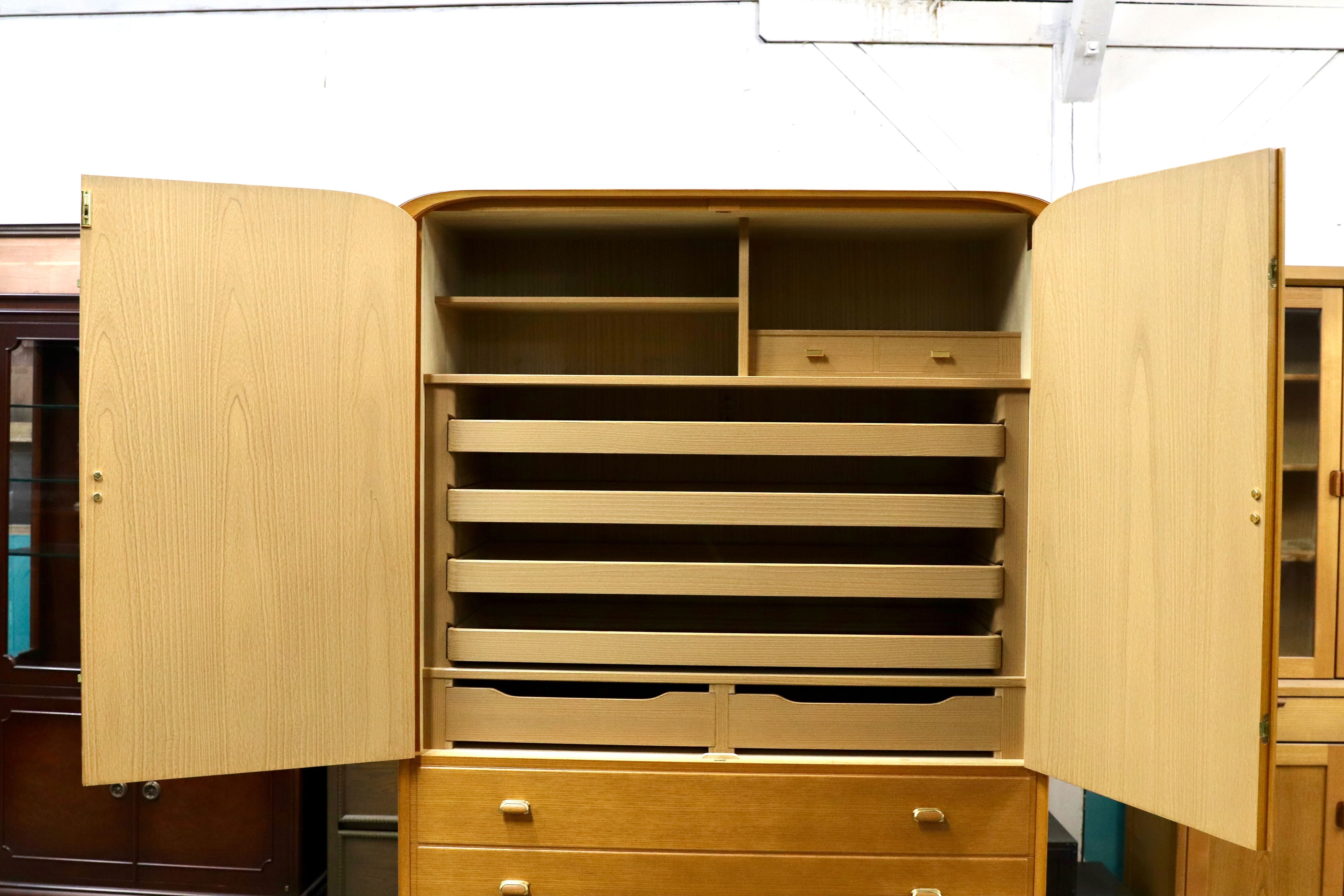 GMIH369A○多々納邦男 府中家具 最高峰 着物箪笥 整理箪笥 洋服箪笥 和家具 和モダン タンス 箪笥 約165万