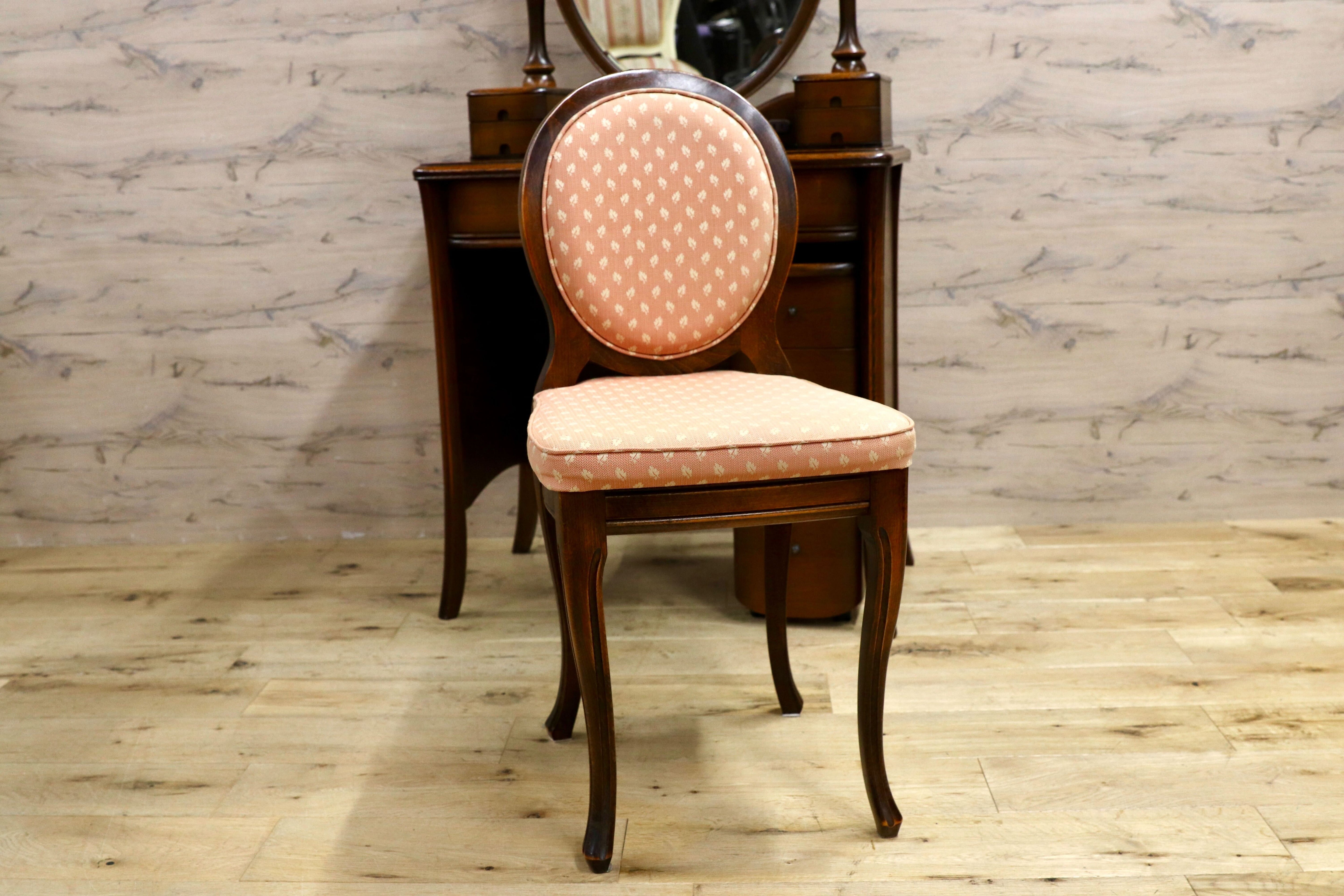 GMIS410○松永工房 カンティーニュ アルバ ドレッサー 鏡台 化粧台 3点セット IDC大塚家具 クラシック エレガント 定価約28万