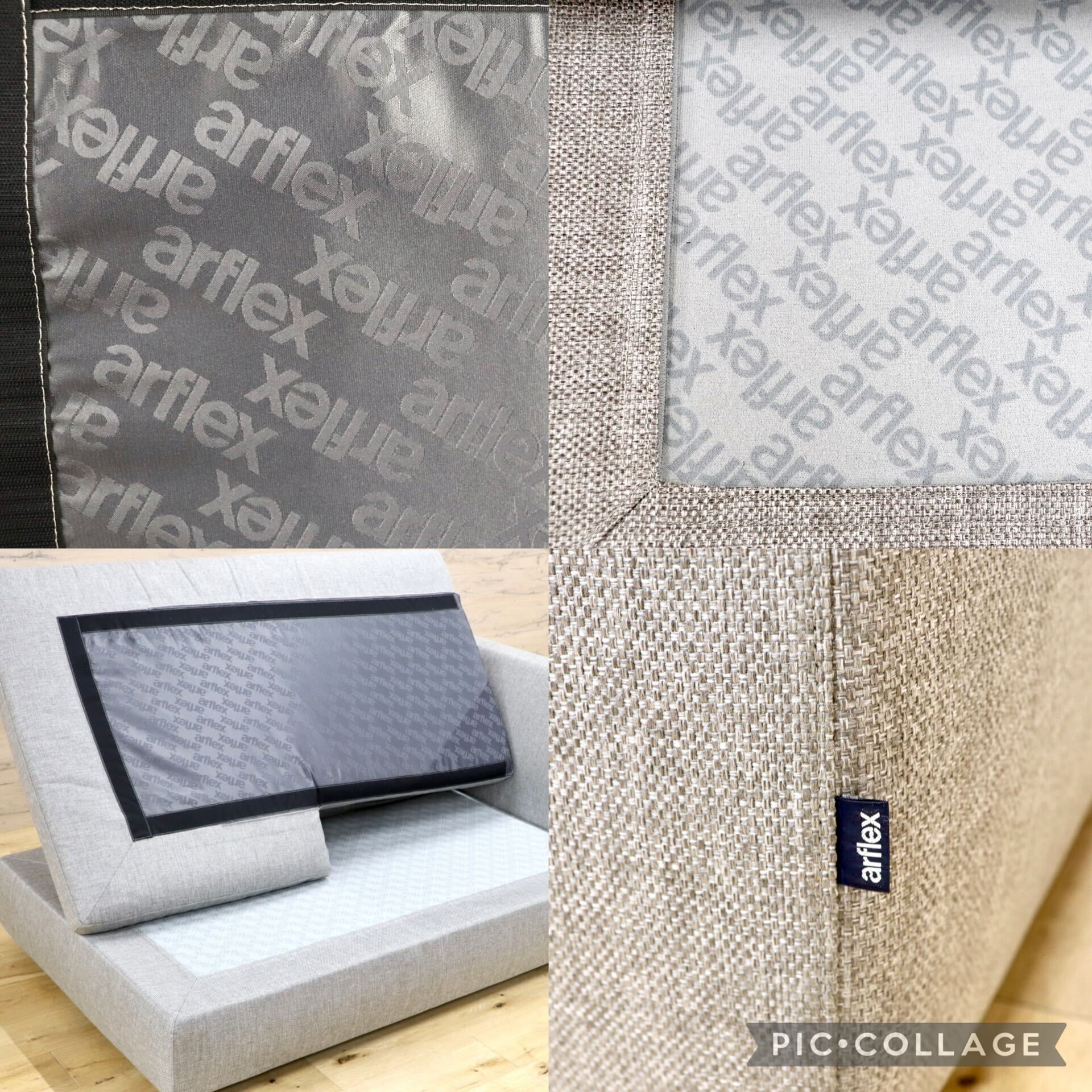 GMIH436C○arflex / アルフレックス SONA ソーナ シェーズロング 左アーム 2人掛けソファ カバーリング イタリアモダン モデルルーム展示品