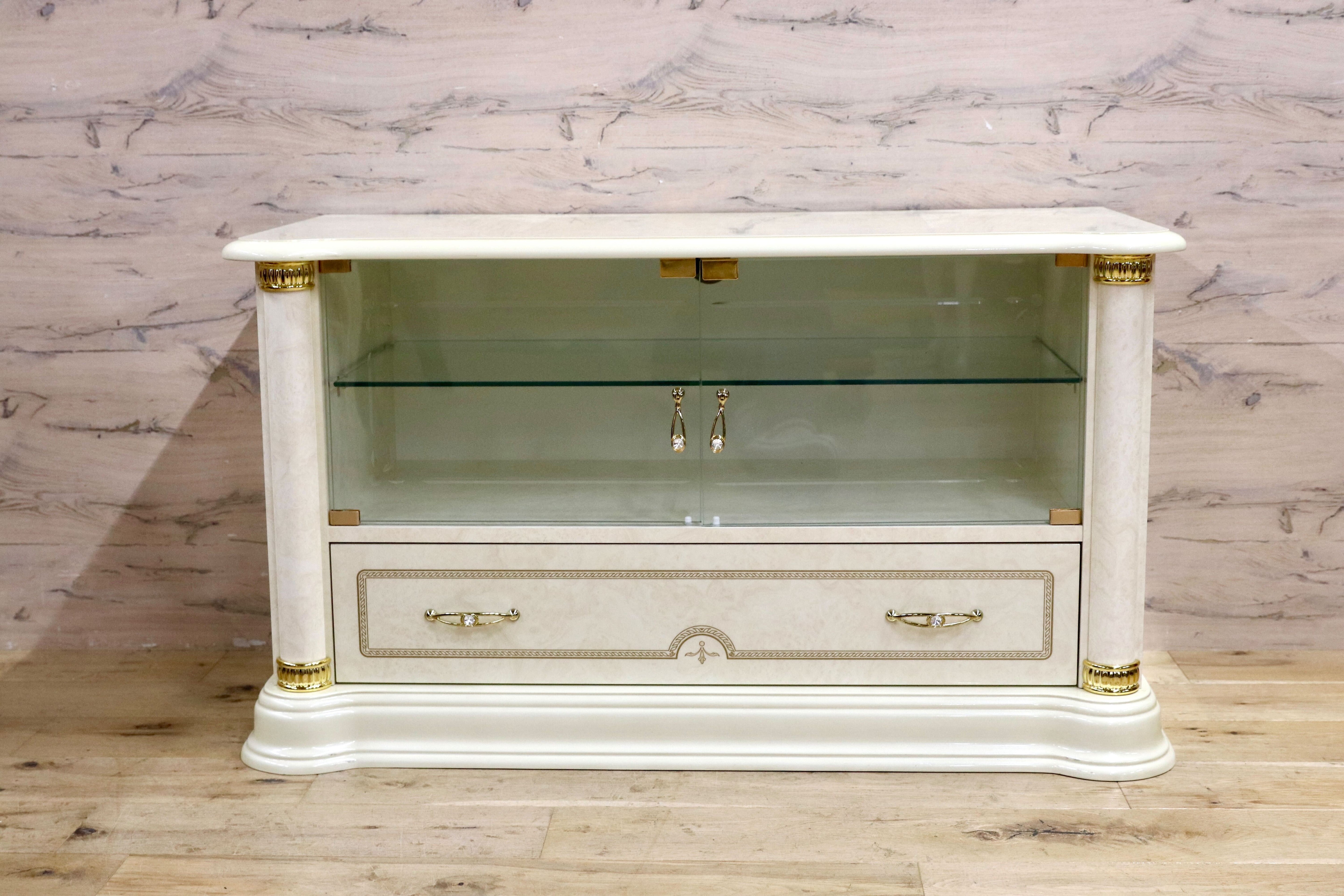 GMIS433○Saltarelli MOBILI / サルタレッリモビリ テレビボード TVボード AVボード ローボード リビング収納 ホワイト イタリア 約24万