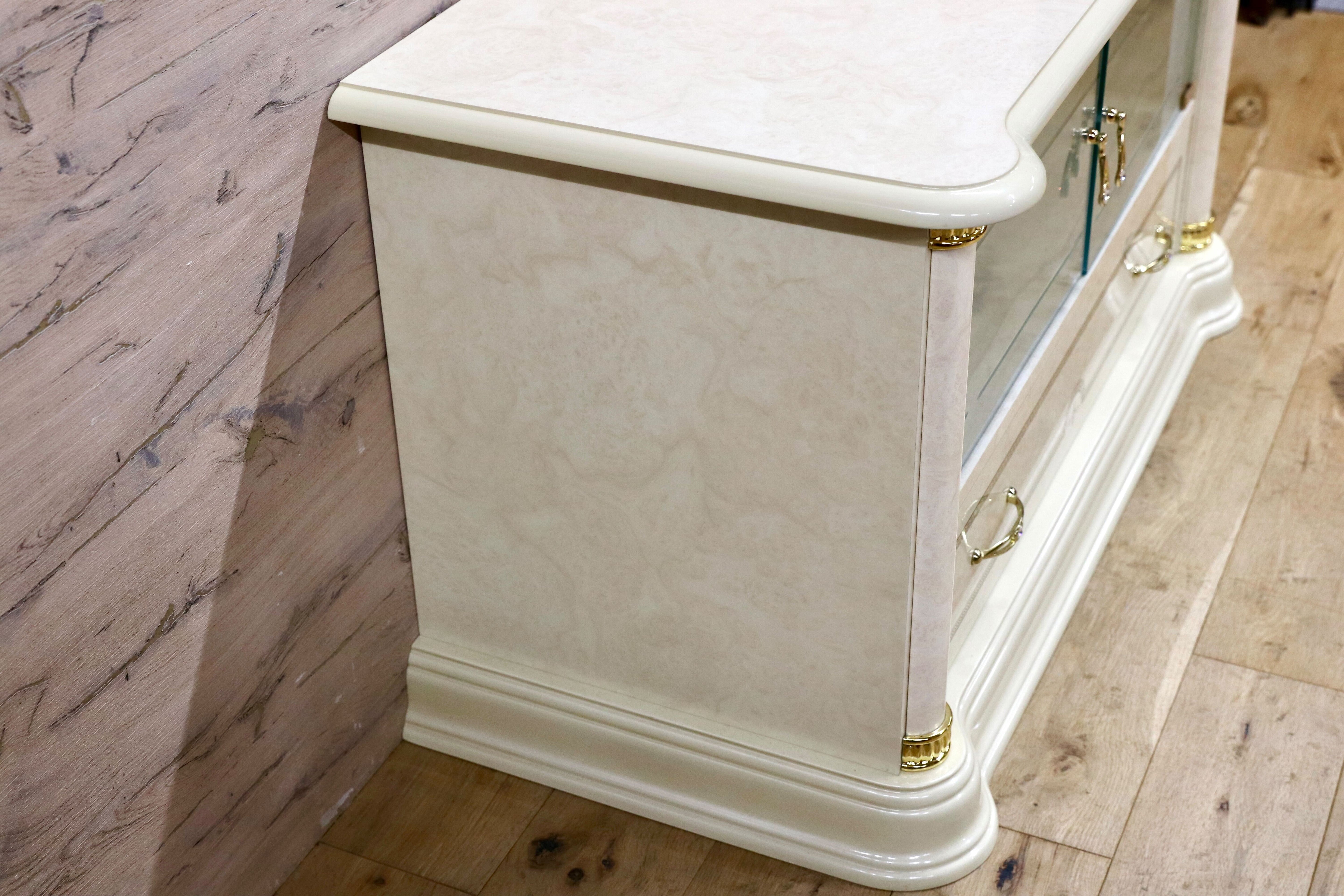 GMIS433○Saltarelli MOBILI / サルタレッリモビリ テレビボード TVボード AVボード ローボード リビング収納 ホワイト イタリア 約24万