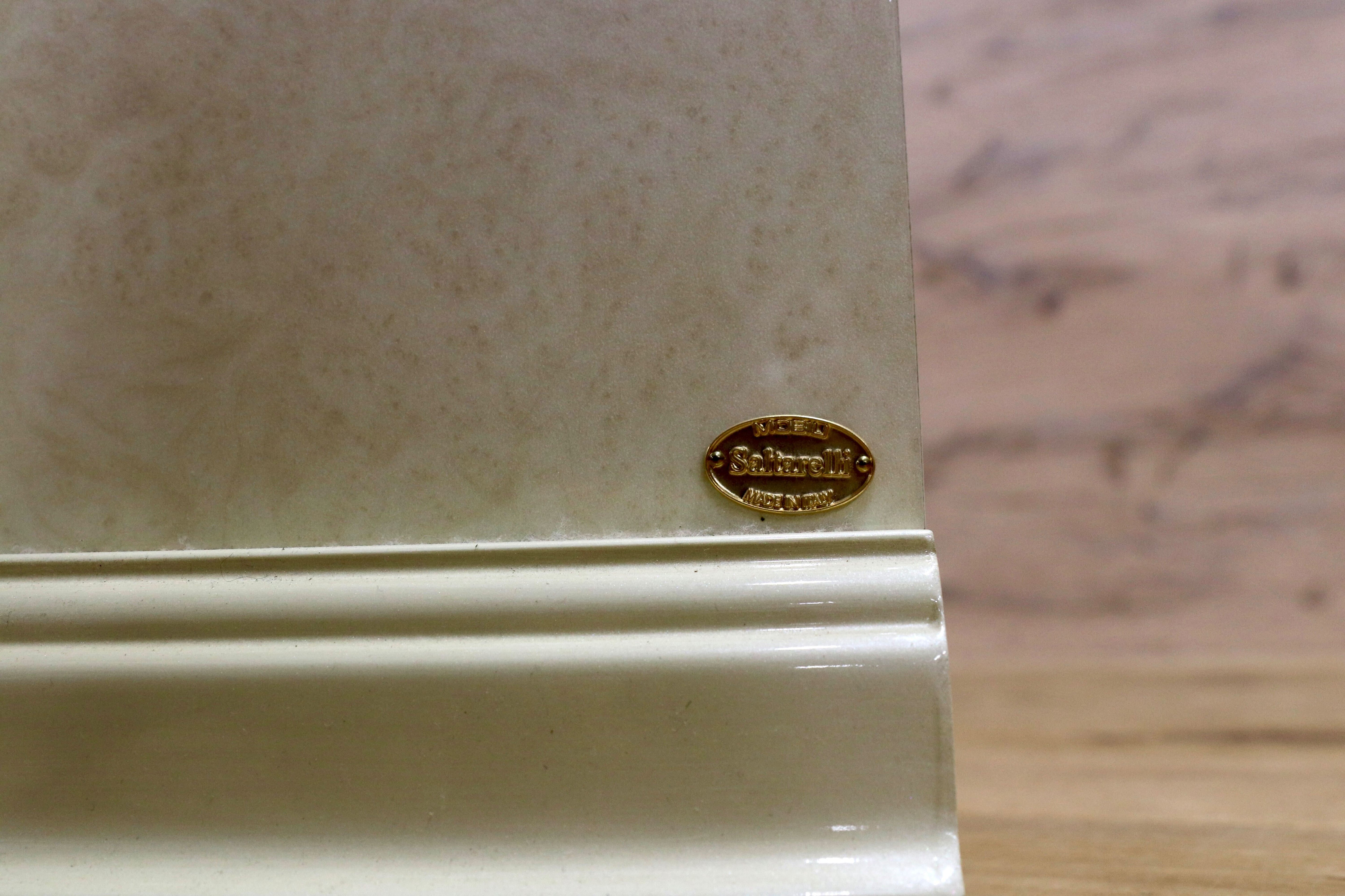 GMIS433○Saltarelli MOBILI / サルタレッリモビリ テレビボード TVボード AVボード ローボード リビング収納 ホワイト イタリア 約24万