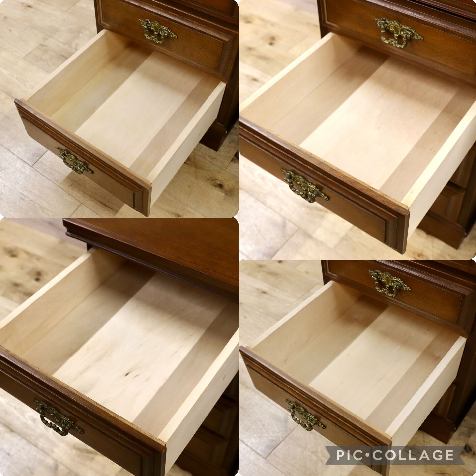 GMIH277B○karimoku / カリモク コロニアル 両袖机 書斎机 勉強机 学習デスク クラシック カントリー ヴィンテージ 国産家具 レトロ