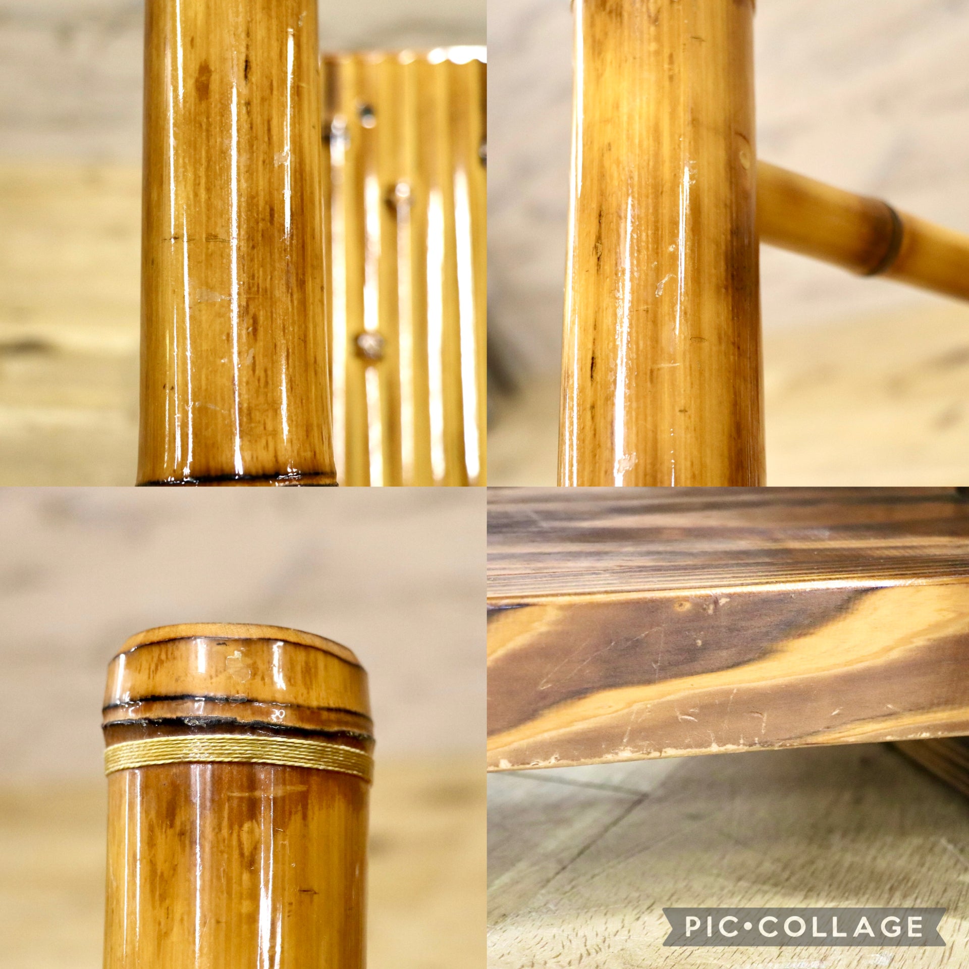 GMJK318B○梅里竹芸 腰掛椅子 健康椅子 バンブーチェア ベンチチェア 竹家具 収納棚 和モダン 最高級真竹 宮崎伝統工芸家具