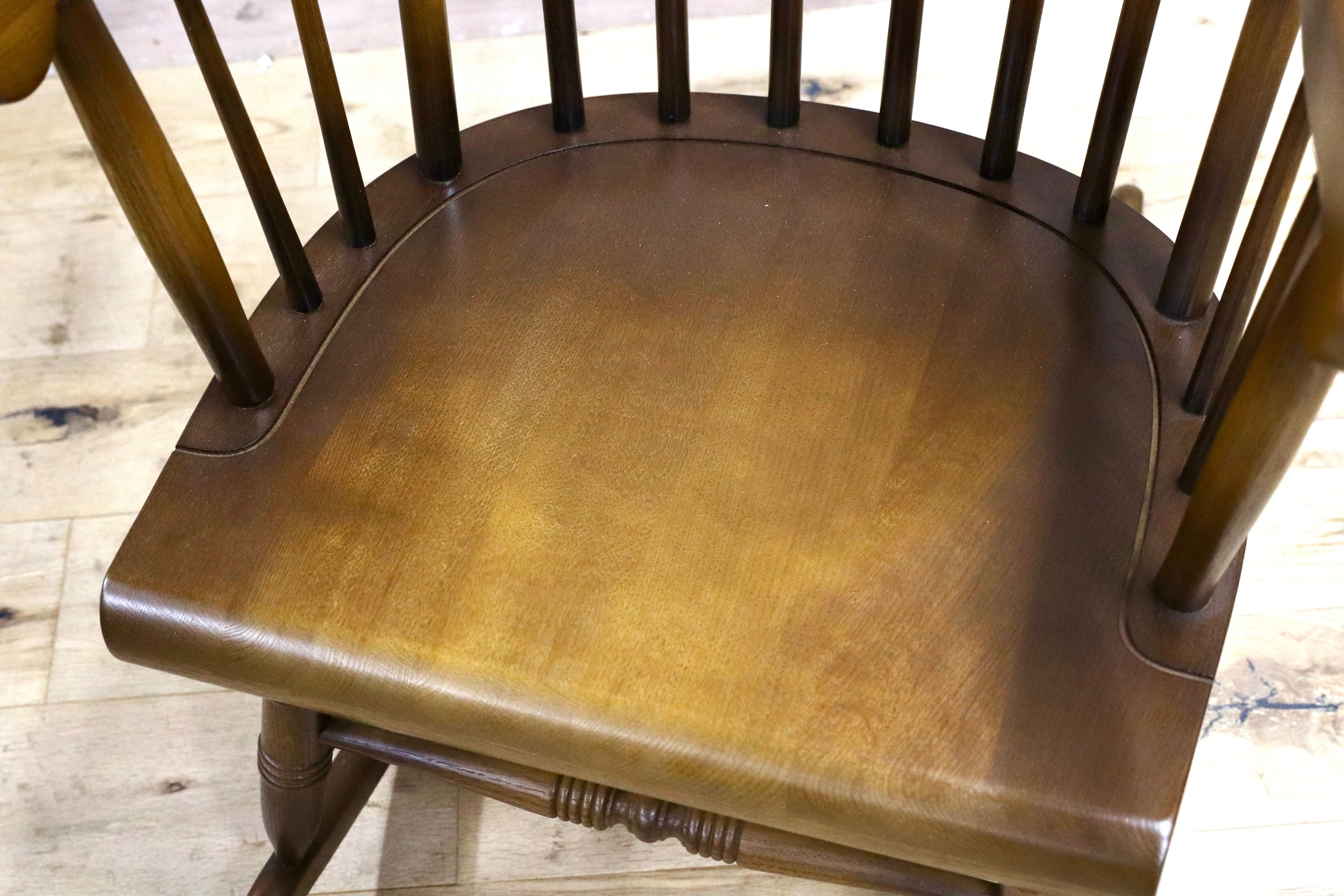 GMIS431○飛騨産業 / HIDA キツツキ 穂高 ロッキングチェア 揺り椅子 定価約9.9万