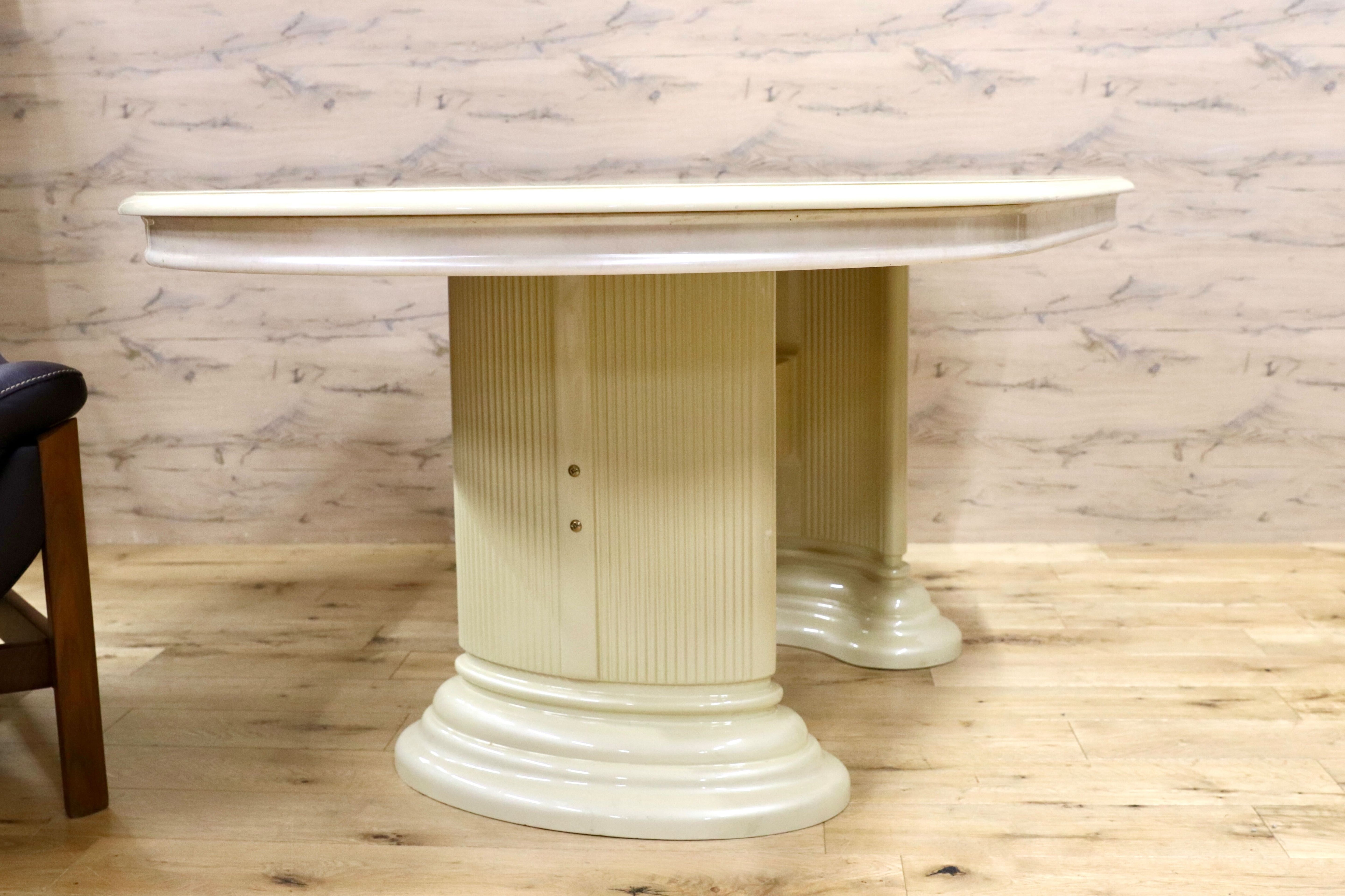 GMIS432○Saltarelli MOBILI / サルタレッリモビリ フローレンス ダイニングテーブル 食卓テーブル ロココ調 クラシック 約28万