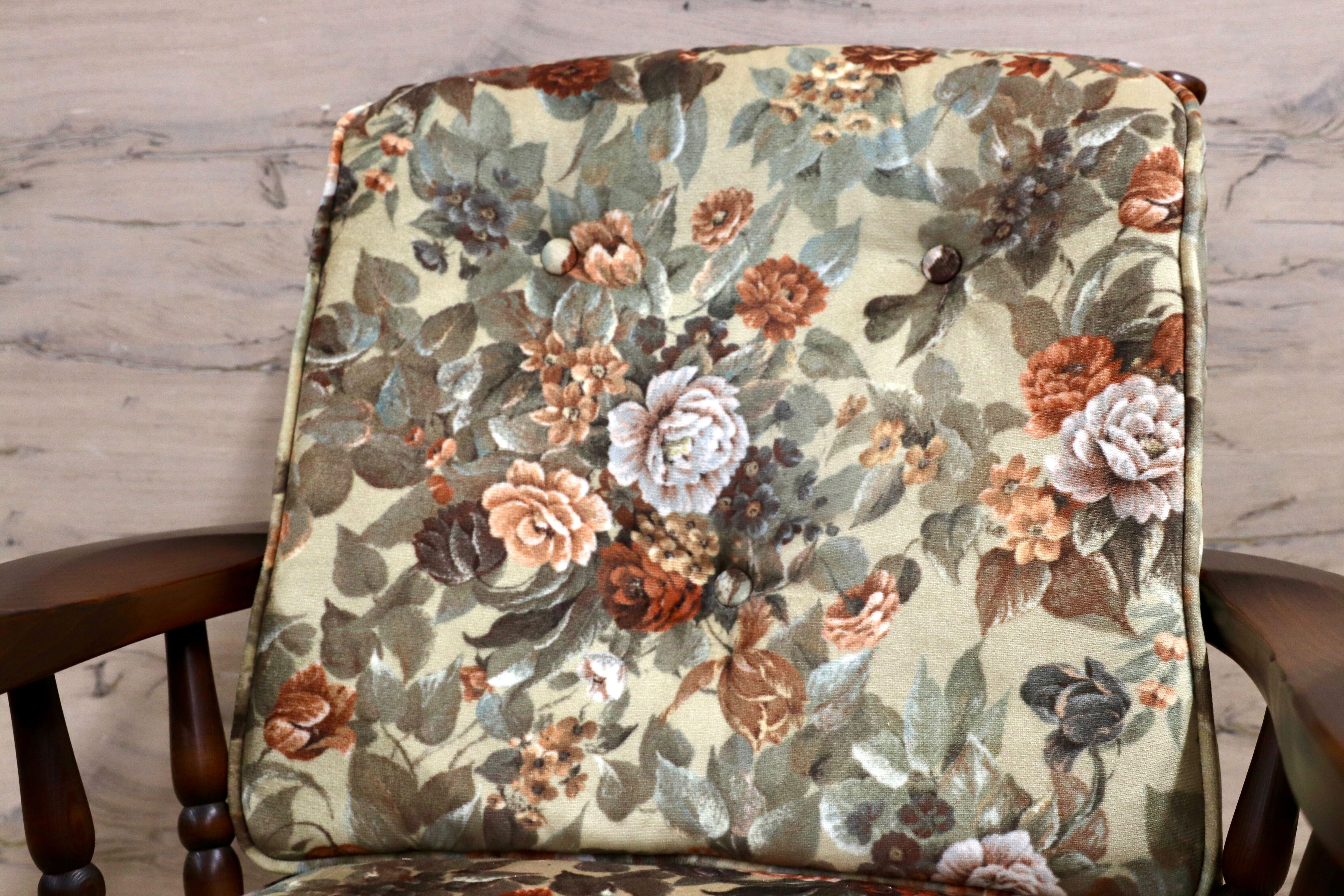 GMIS414B○飛騨産業 / HIDA キツツキ フロンティア アームチェア 椅子 1人掛けソファ ラウンジチェア 廃番 オールド カントリー 稀少