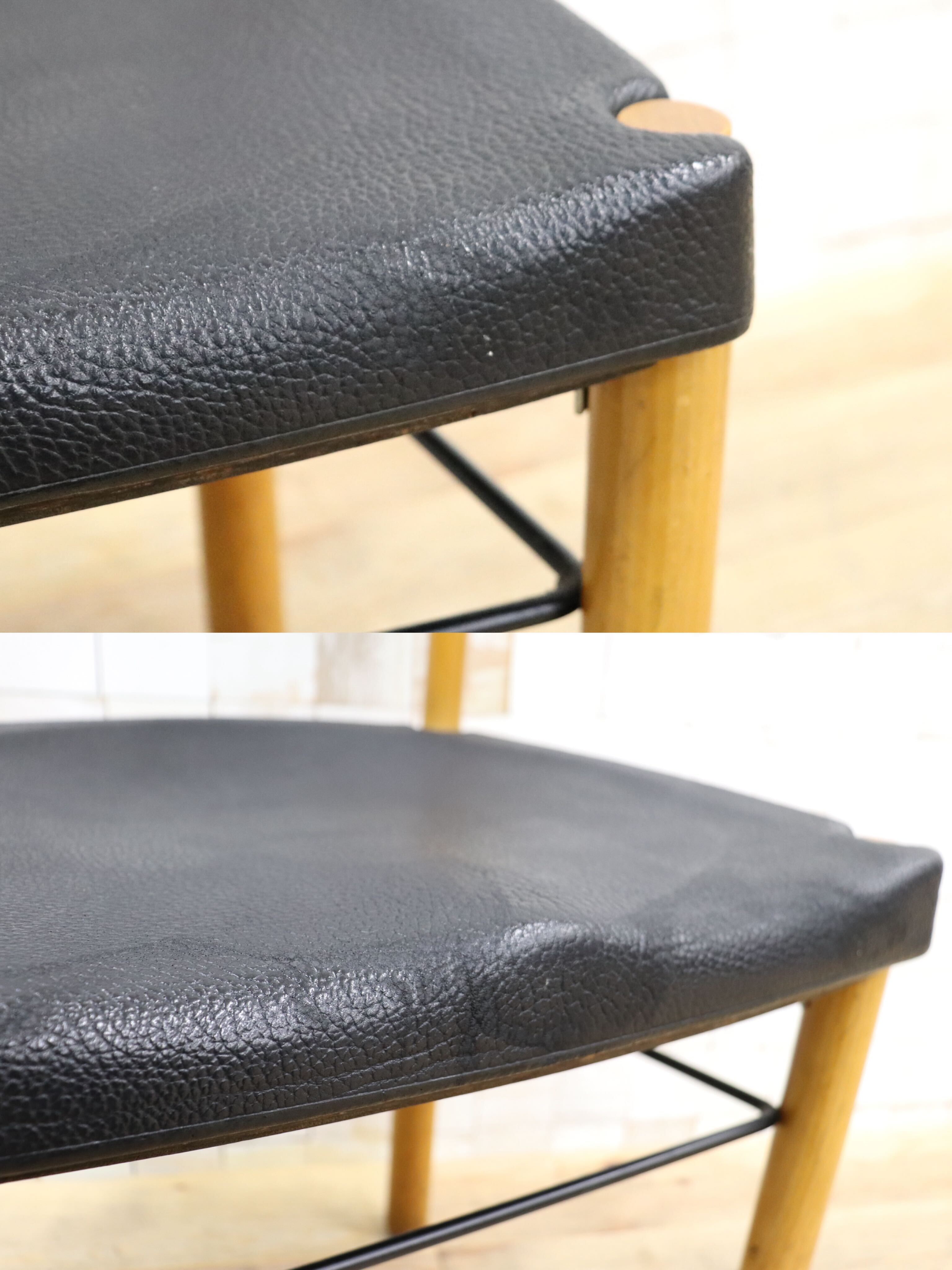 GMIN7H〇Cassina / カッシーナ レオナルドチェア ダイニングチェア Strassle collection社 スイス 椅子 ブラック 北欧スタイル