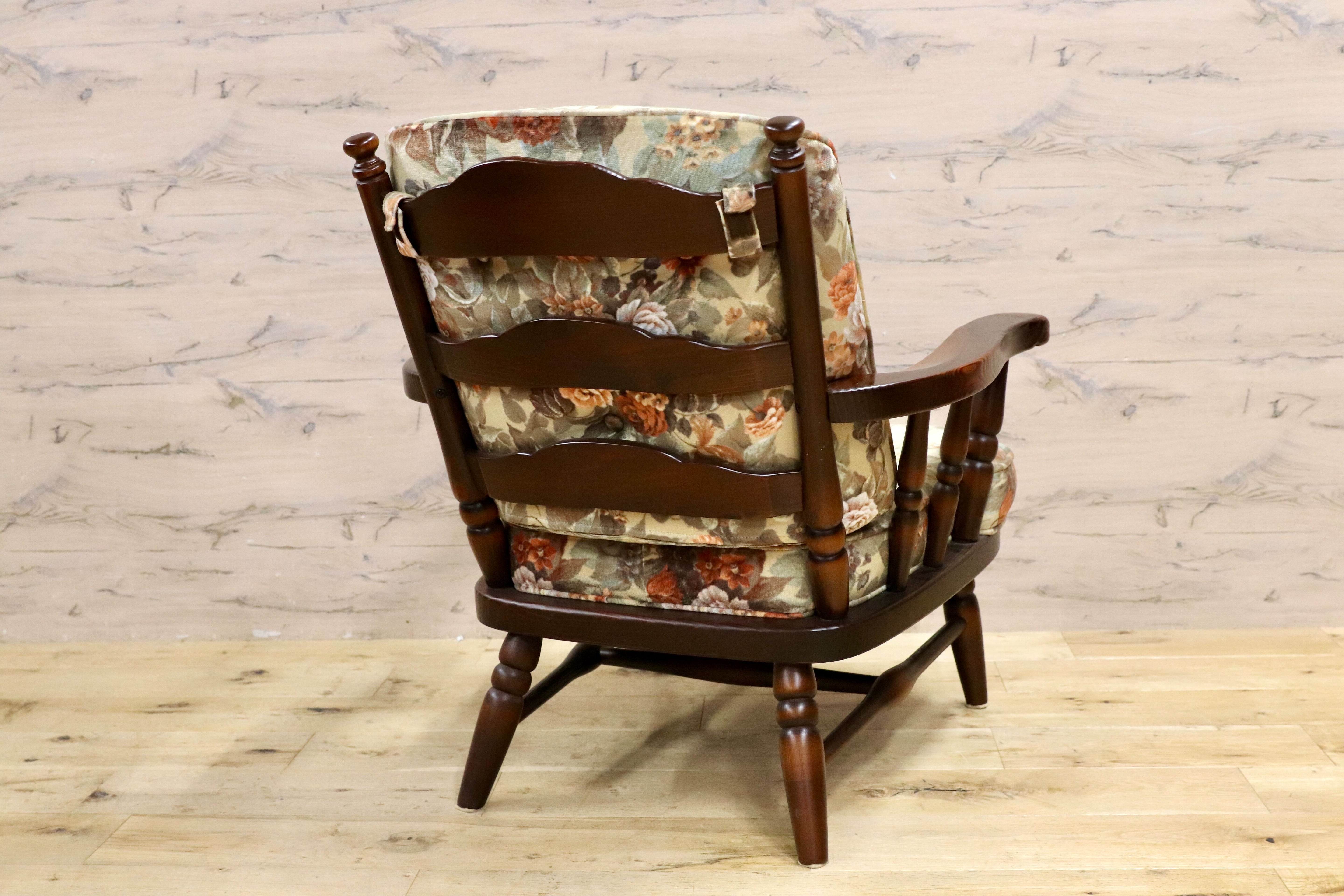 GMIS414B○飛騨産業 / HIDA キツツキ フロンティア アームチェア 椅子 1人掛けソファ ラウンジチェア 廃番 オールド カントリー 稀少