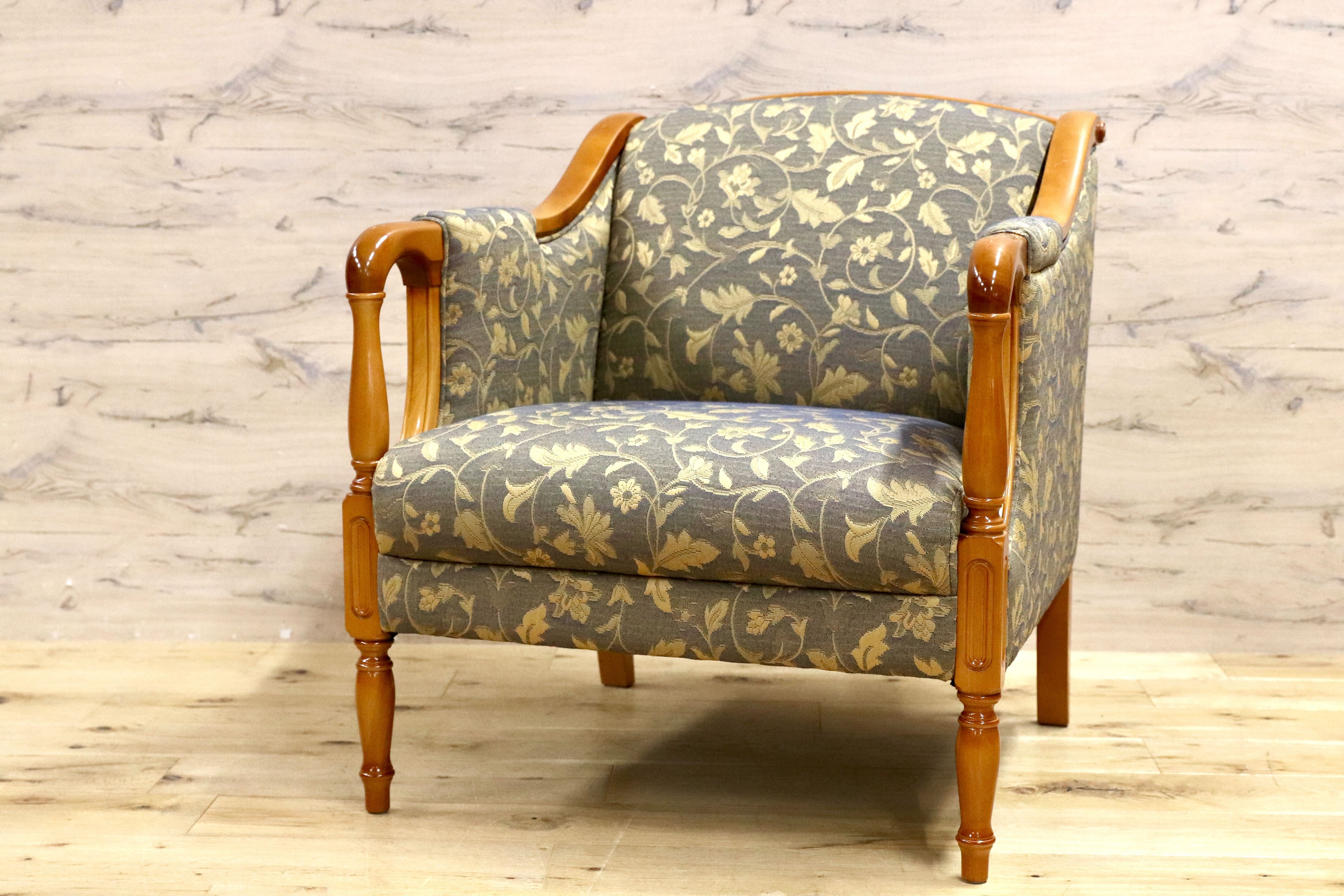 GMIK293○モリシゲ / MORISHIGE N-スペンサー 1人掛けソファ シングルソファ ラウンジチェア 椅子 IDC大塚家具 定価約22万