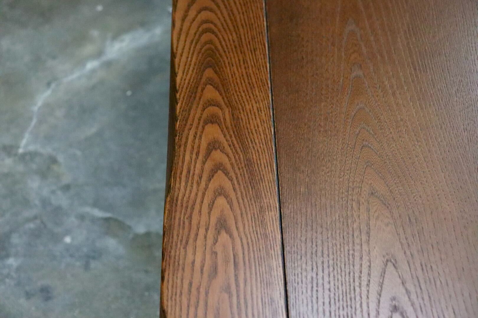 GMIH494B○工房家具 和モダン ダイニングテーブル 食卓テーブル 作業台 タモ材 和家具 店舗什器 ローテーブル リビングテーブル 美品