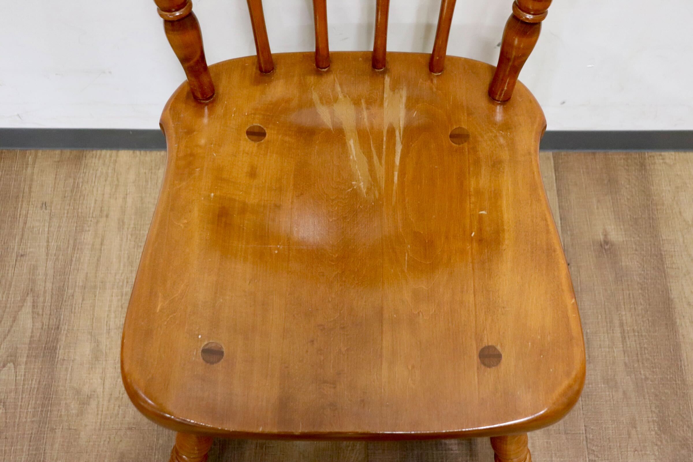 GMHH419C○ETHAN ALLEN / イーセンアーレン ウィンザーチェア ダイニングチェア ハイバックチェア チェア 椅子 US クラシック ヴィンテージ