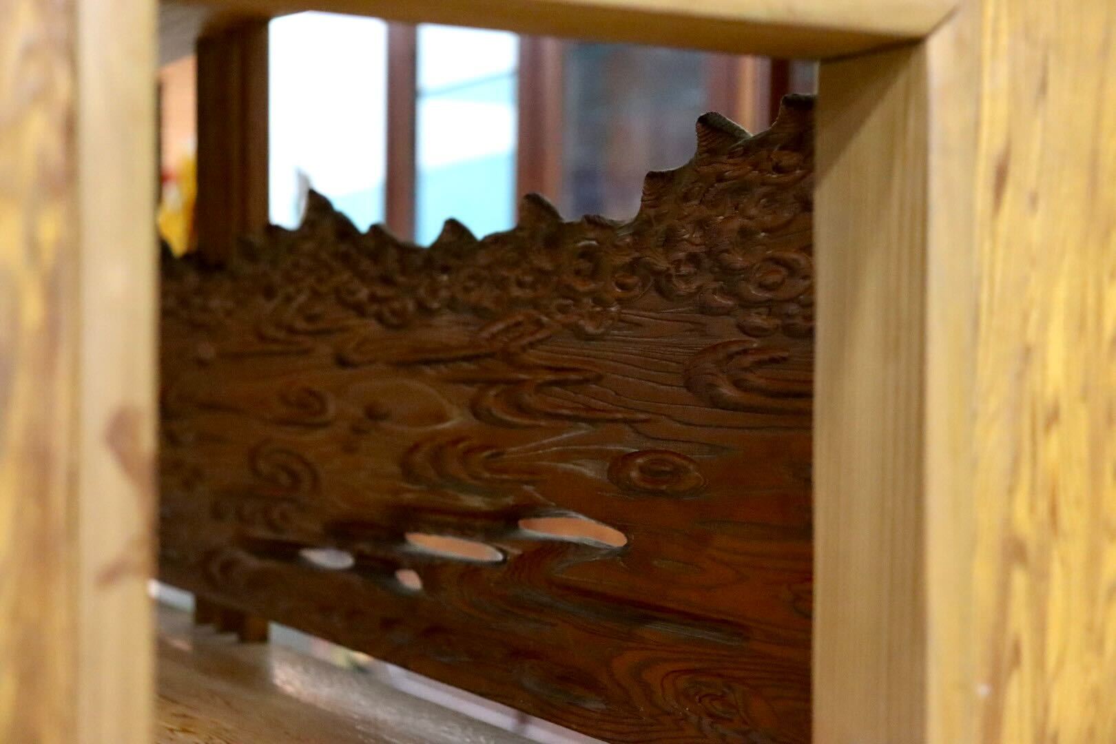 GMIH496A○世界遺産屋久杉 サイドボード 茶棚 茶箪笥 飾り棚 和家具 和室 座敷 古民家 和モダン キャビネット レトロ