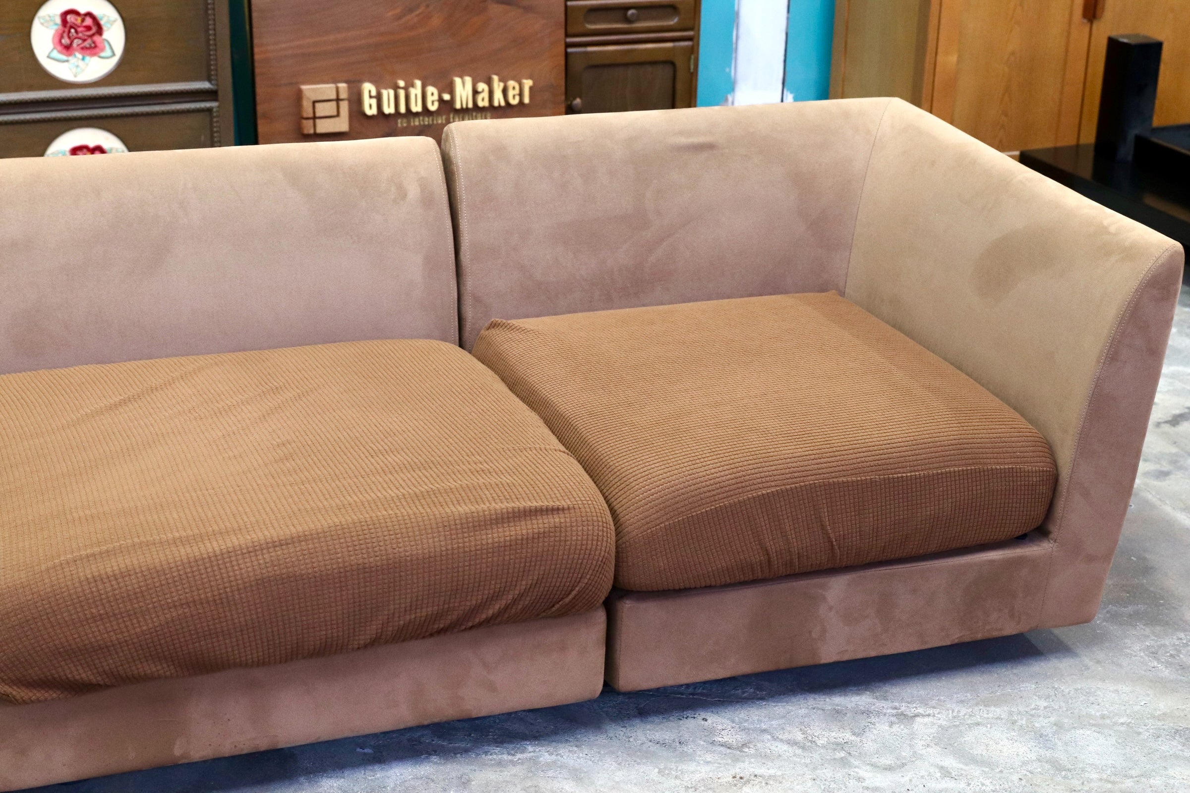 GMJK36A○arflex / アルフレックス A・SOFA エーソファ 3人掛けソファ フェザークッション 訳あり