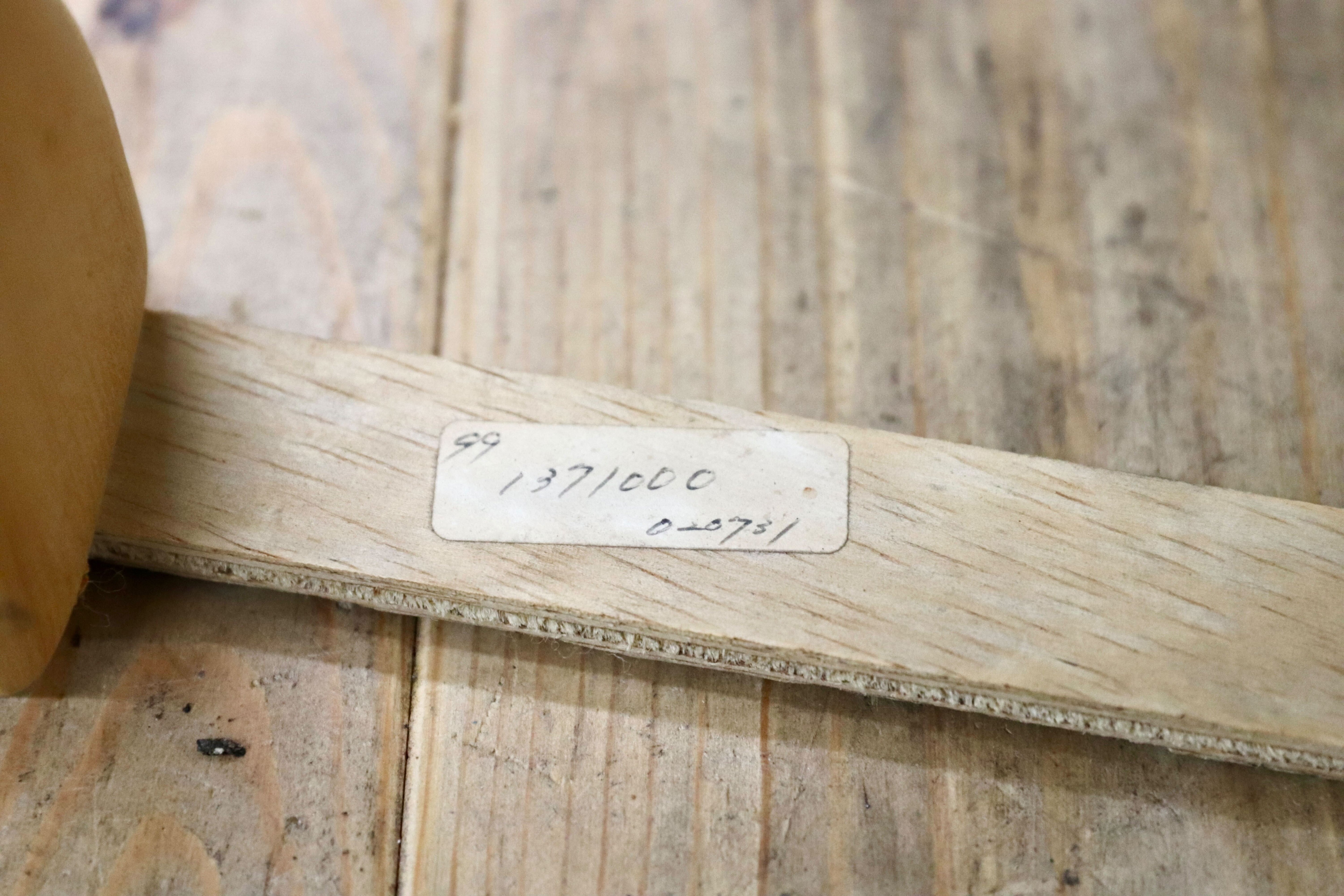 GMIS450A○Hanns-Peter Krafft ハンス・ペーター・クラフト ドイツ製 Meier Germany マイヤー ブナ材 羊 スツール 超レア