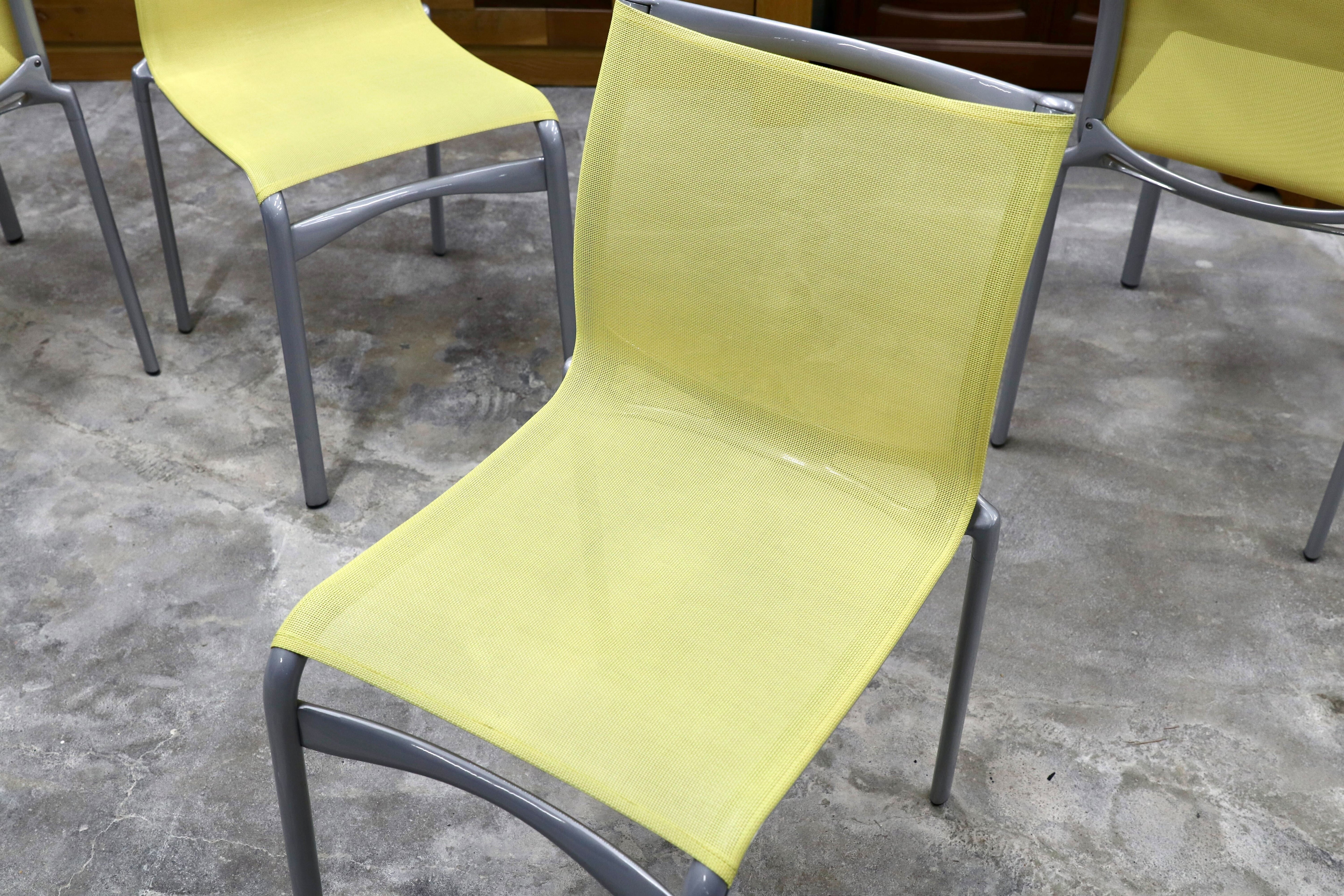 GMHS488○Alias / アリアス cassina ixc カッシーナイクスシー取扱い アルベルトメダ ダイニングチェア 椅子 4脚セット 約32万 展示品