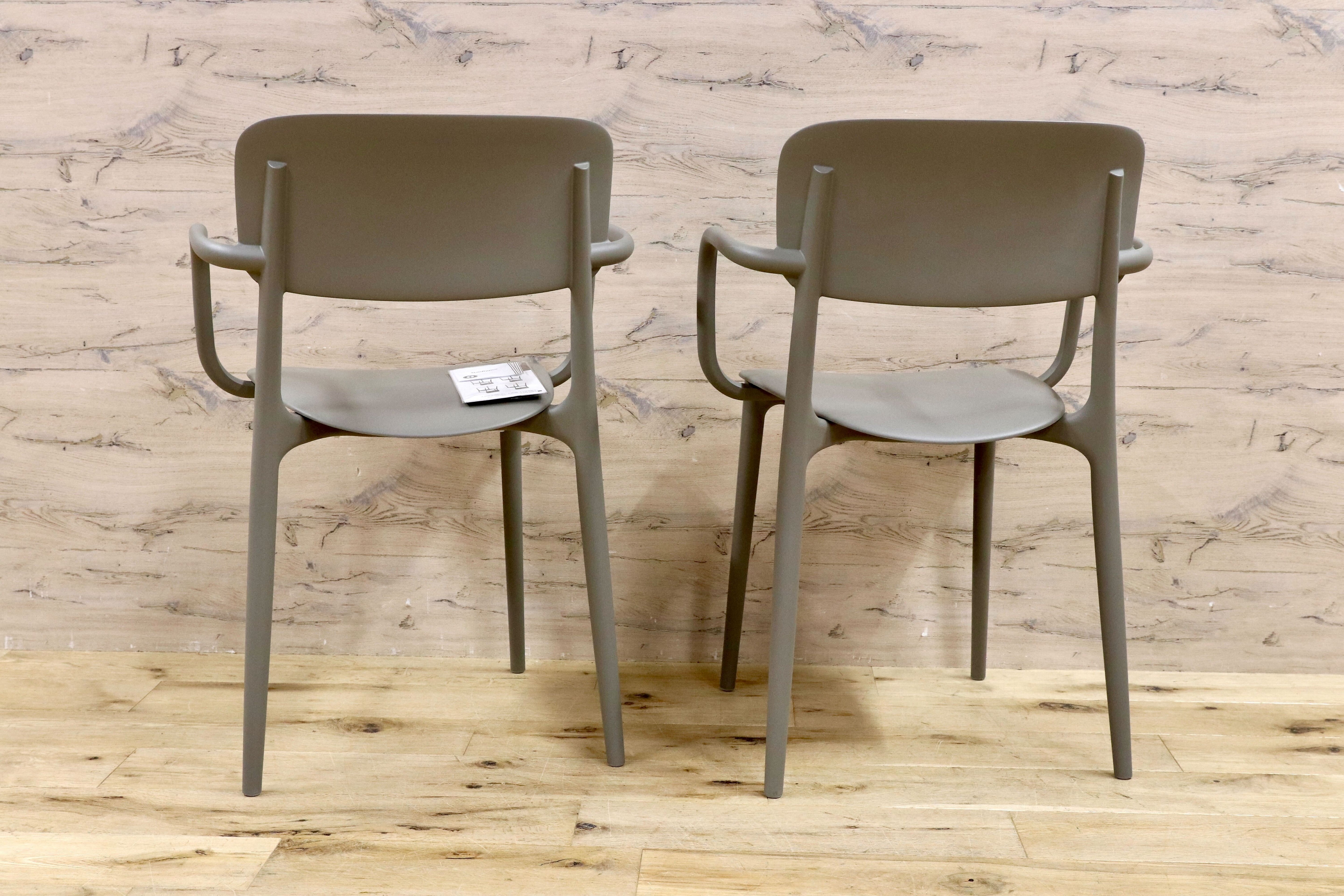 GMHN335C○Calligaris / カリガリス LIBERTY Dining chair リバティ ダイニングチェア CS1884 椅子 イタリア 2脚セット 定価約12万 展示品