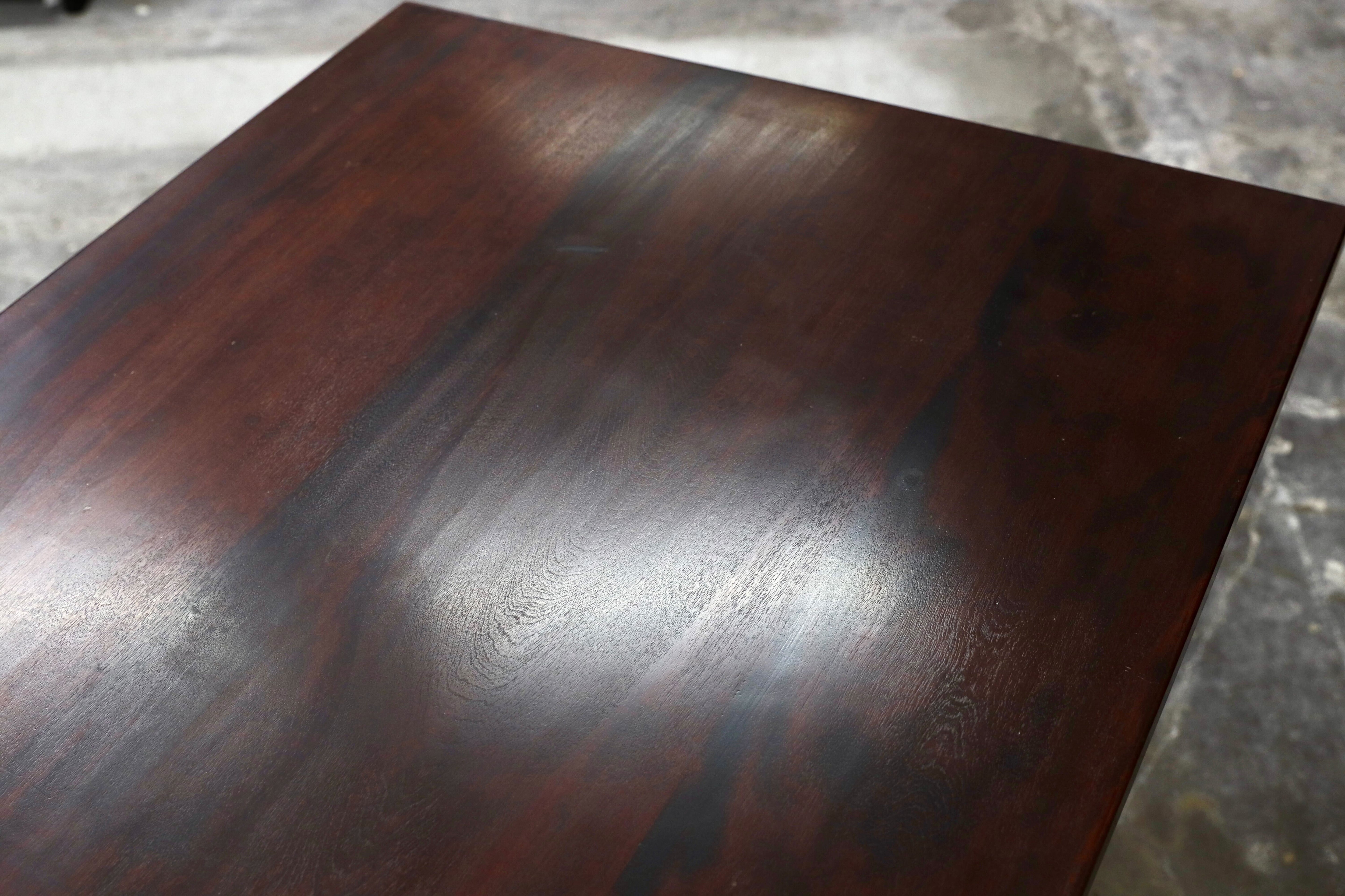 GMIS427○松本民芸民芸家具 T型トレッスル卓 ダイニングテーブル 食卓テーブル ミズメザクラ 稀少 アンティーク 民藝