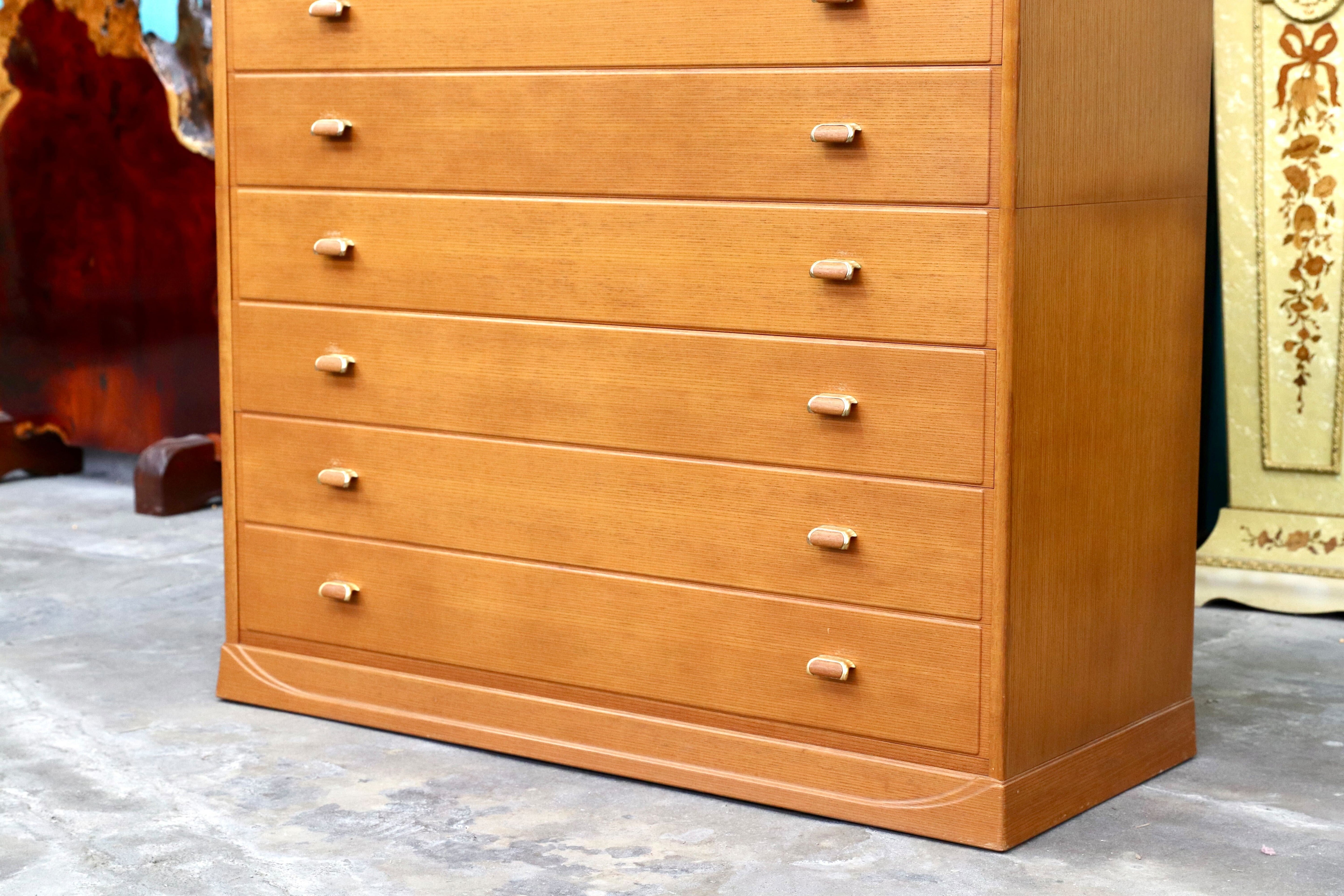 GMIH369B○多々納邦男 府中家具 チェスト 最高峰 着物箪笥 整理箪笥 洋服箪笥 和家具 タンス 約160万 稀少