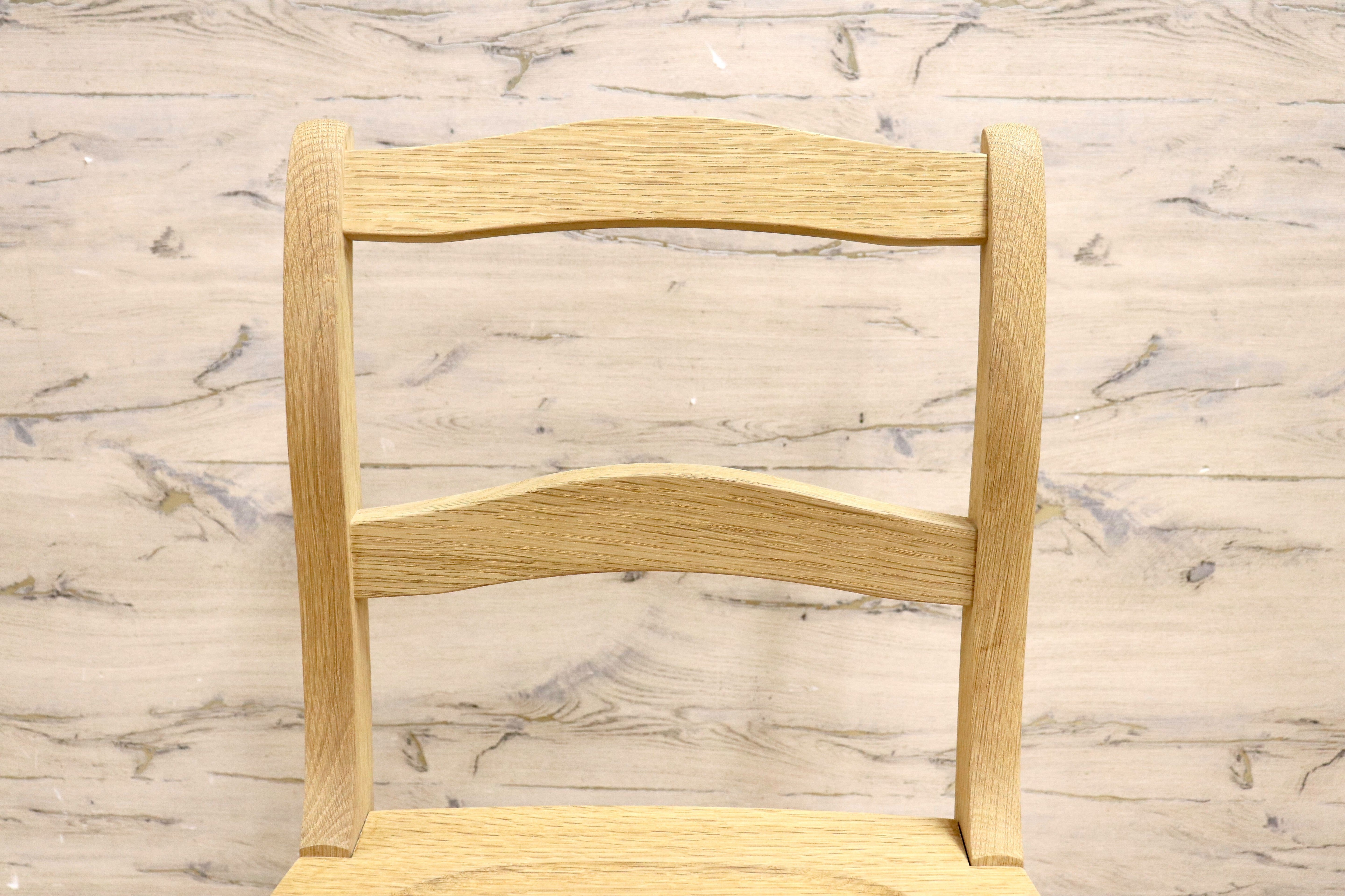 GMIS303B○北海道民芸家具 ダイニングチェア 椅子 木製 ナラ材 ナチュラル アンティーク調 カントリー 国産家具 飛騨産業