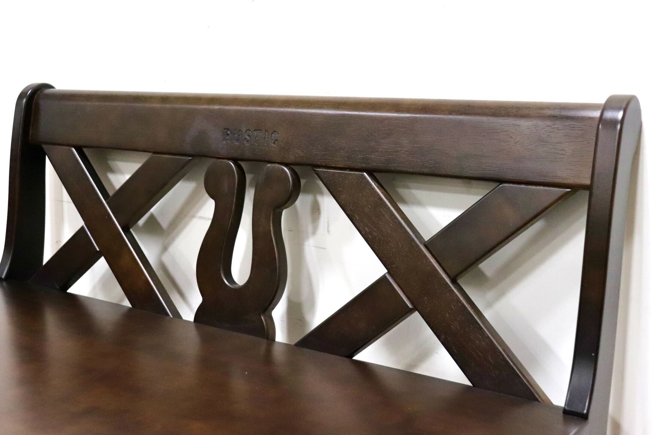 GMHH440A○karimoku / カリモク RUSTIC ルスティック ベンチ ダイニングチェア 椅子 レトロ カントリー 人気廃番 国産家具