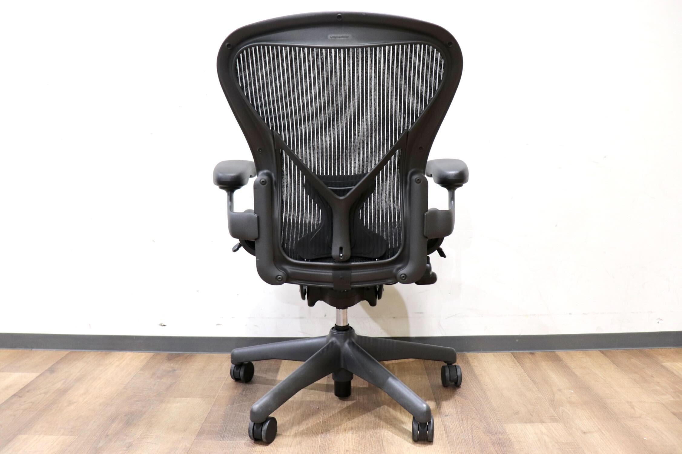 GMHH405○HermanMiller / ハーマンミラー AERON アーロンチェア Bサイズ デスクチェア ワークチェア オフィス 書斎椅子