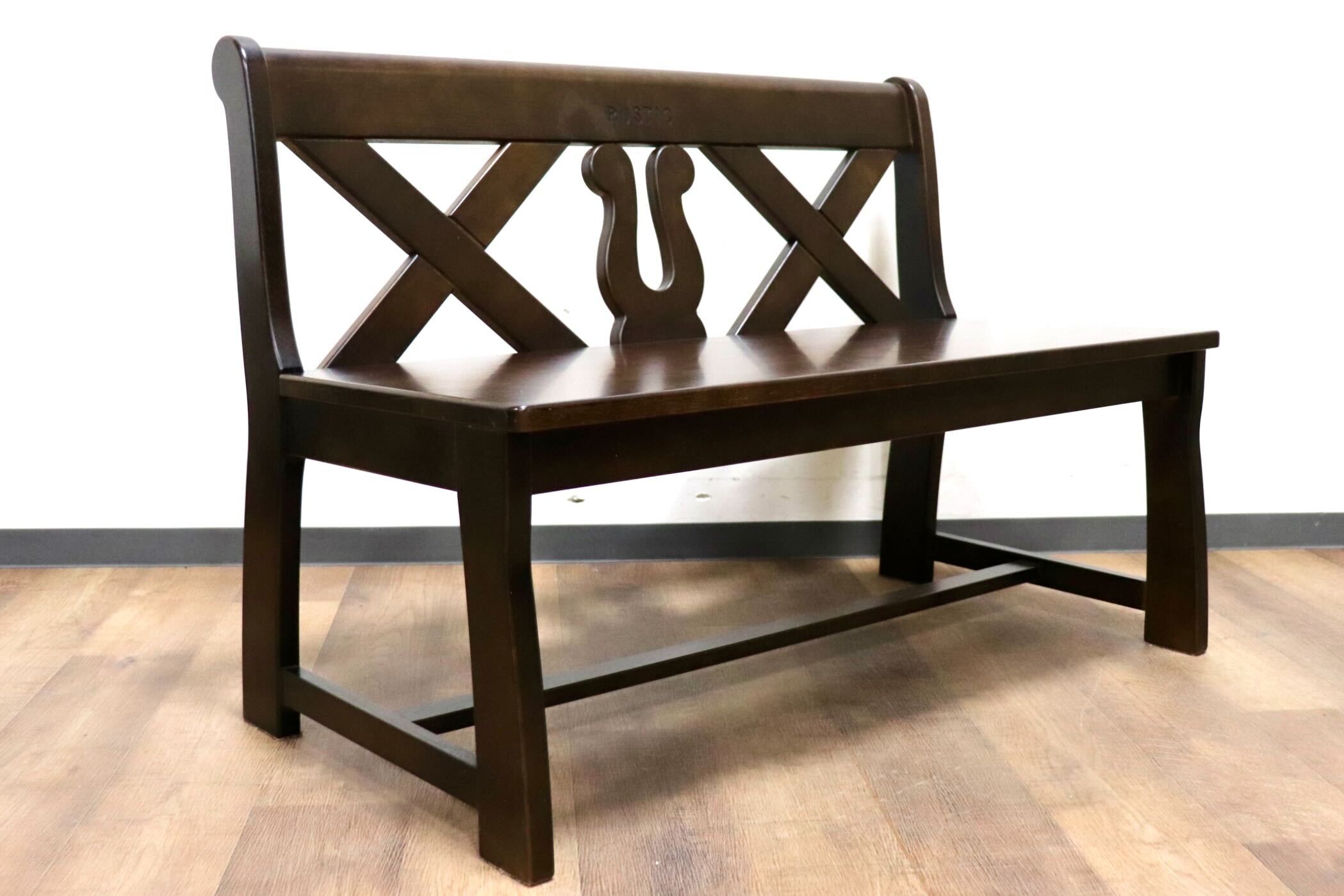 GMHH440A○karimoku / カリモク RUSTIC ルスティック ベンチ ダイニングチェア 椅子 レトロ カントリー 人気廃番 国産家具