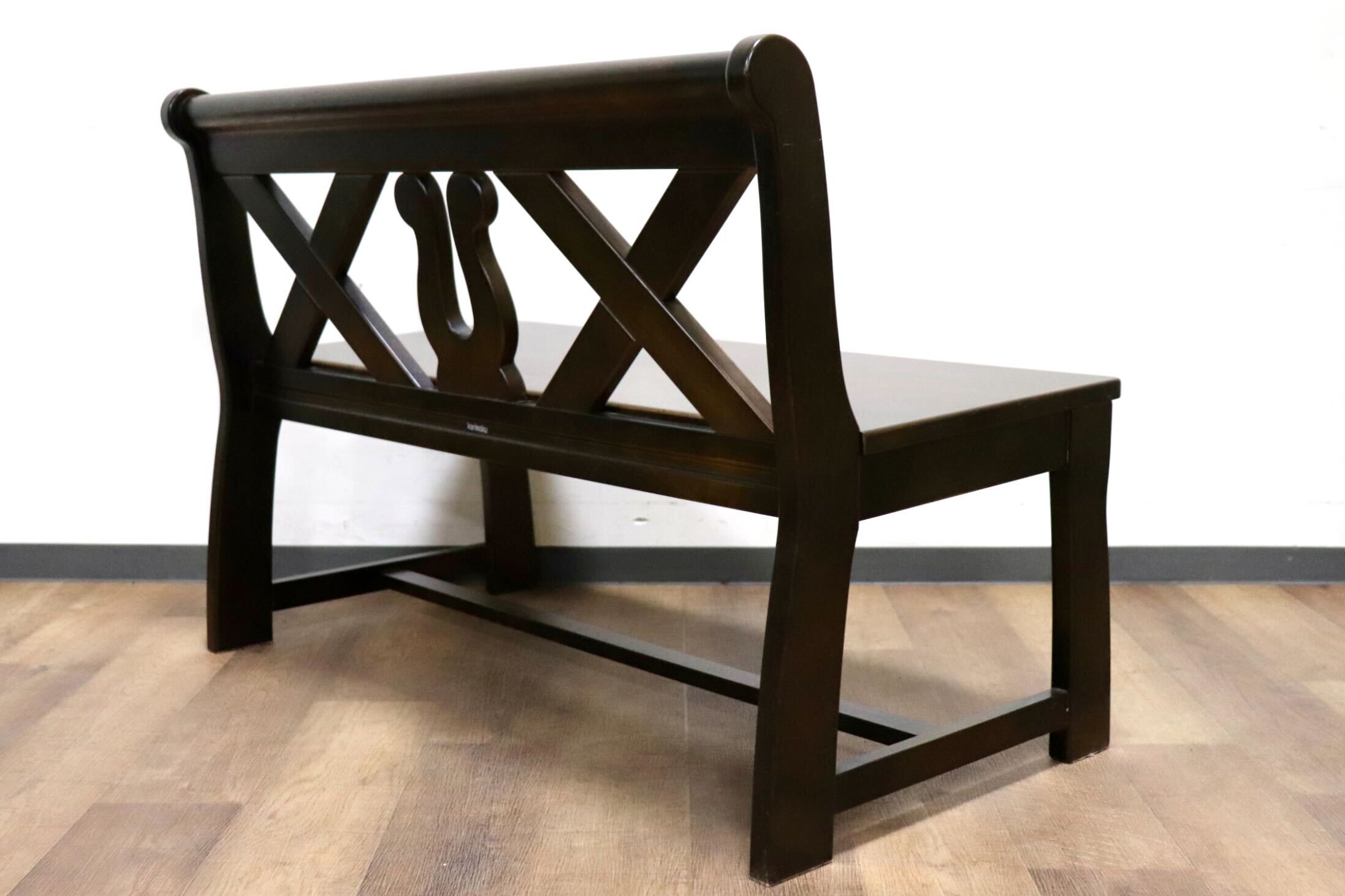 GMHH440A○karimoku / カリモク RUSTIC ルスティック ベンチ ダイニングチェア 椅子 レトロ カントリー 人気廃番 国産家具