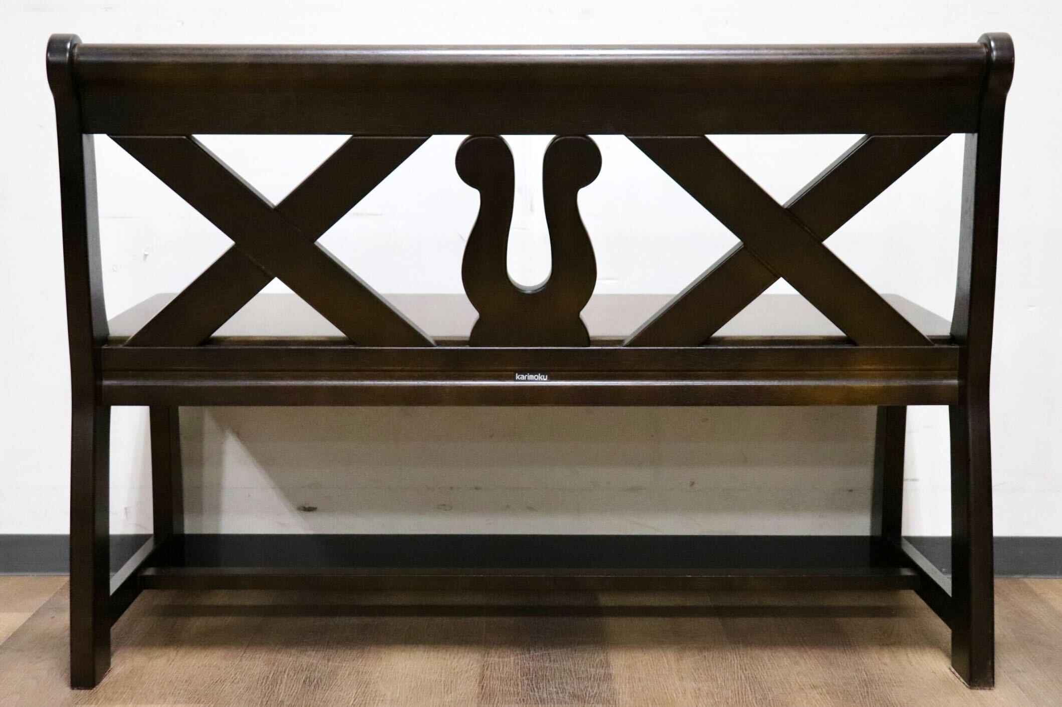 GMHH440A○karimoku / カリモク RUSTIC ルスティック ベンチ ダイニングチェア 椅子 レトロ カントリー 人気廃番 国産家具