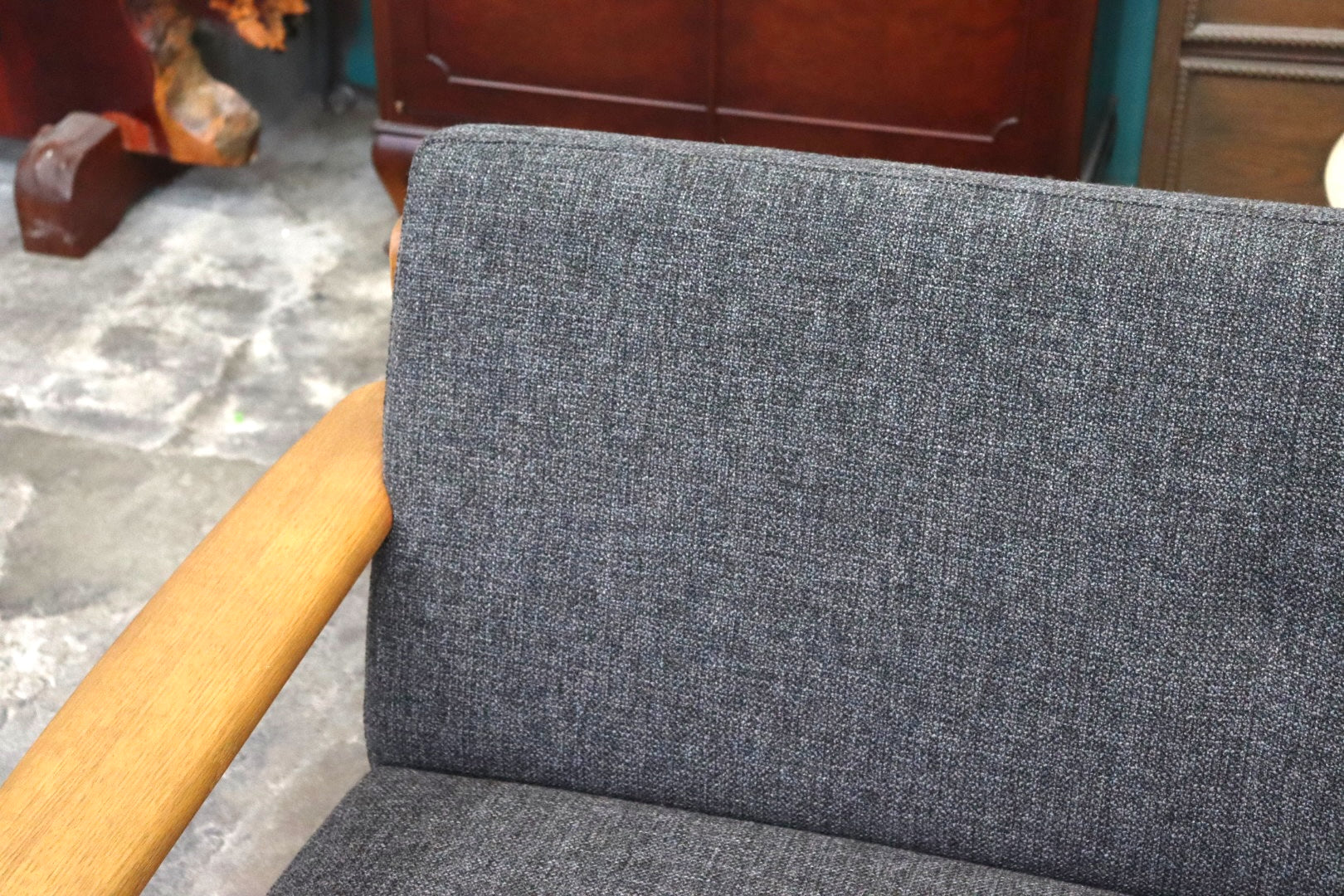 GMJK196○karimoku / カリモク Chitano チターノ W13102ZHG 2人掛ソファ 2Pソファ オーク材 北欧モダン 国産家具