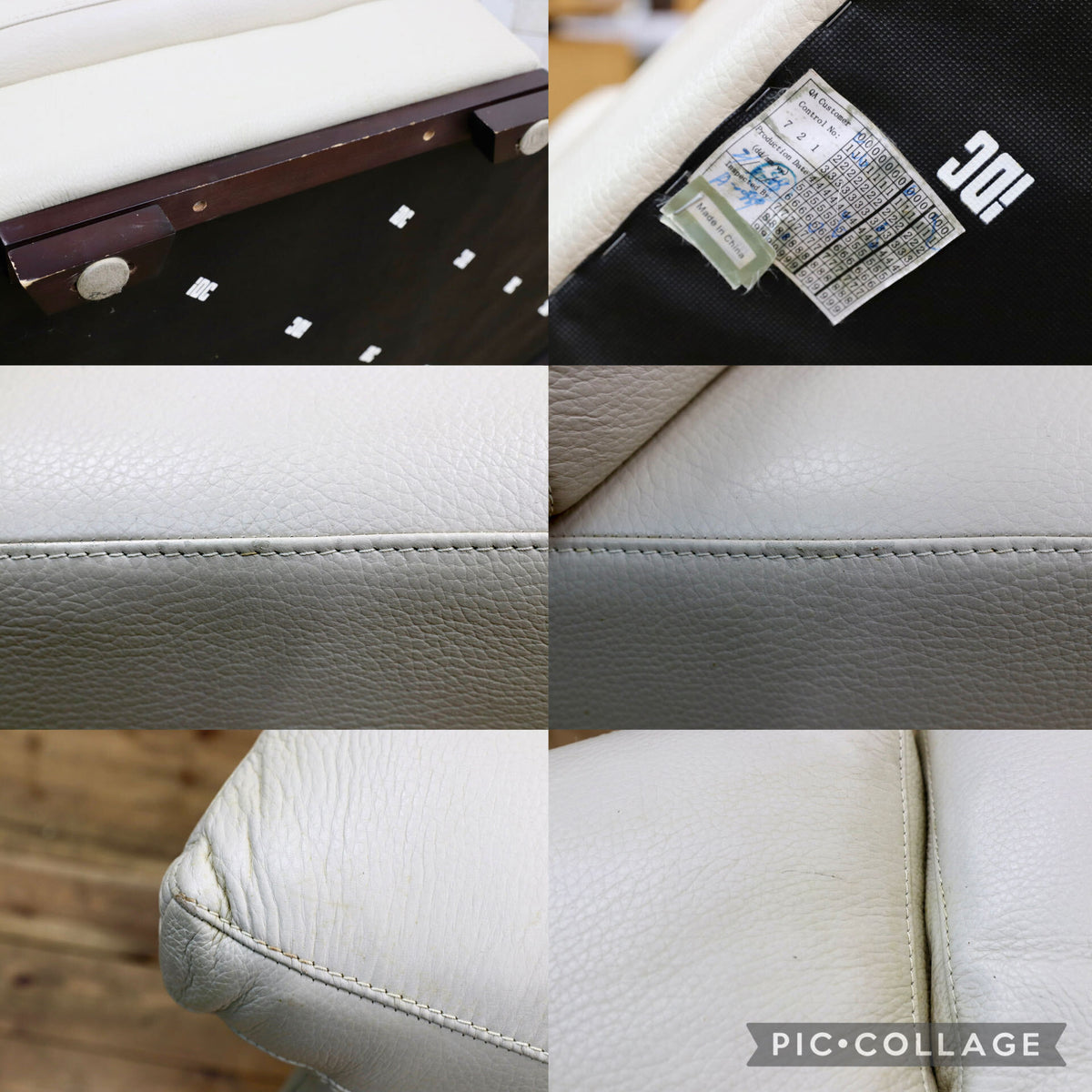 GMJK111D○IDC大塚家具 コーナーソファ 総本革 アイボリー ヘッドレスト角度調整機能付き モダン 高級家具