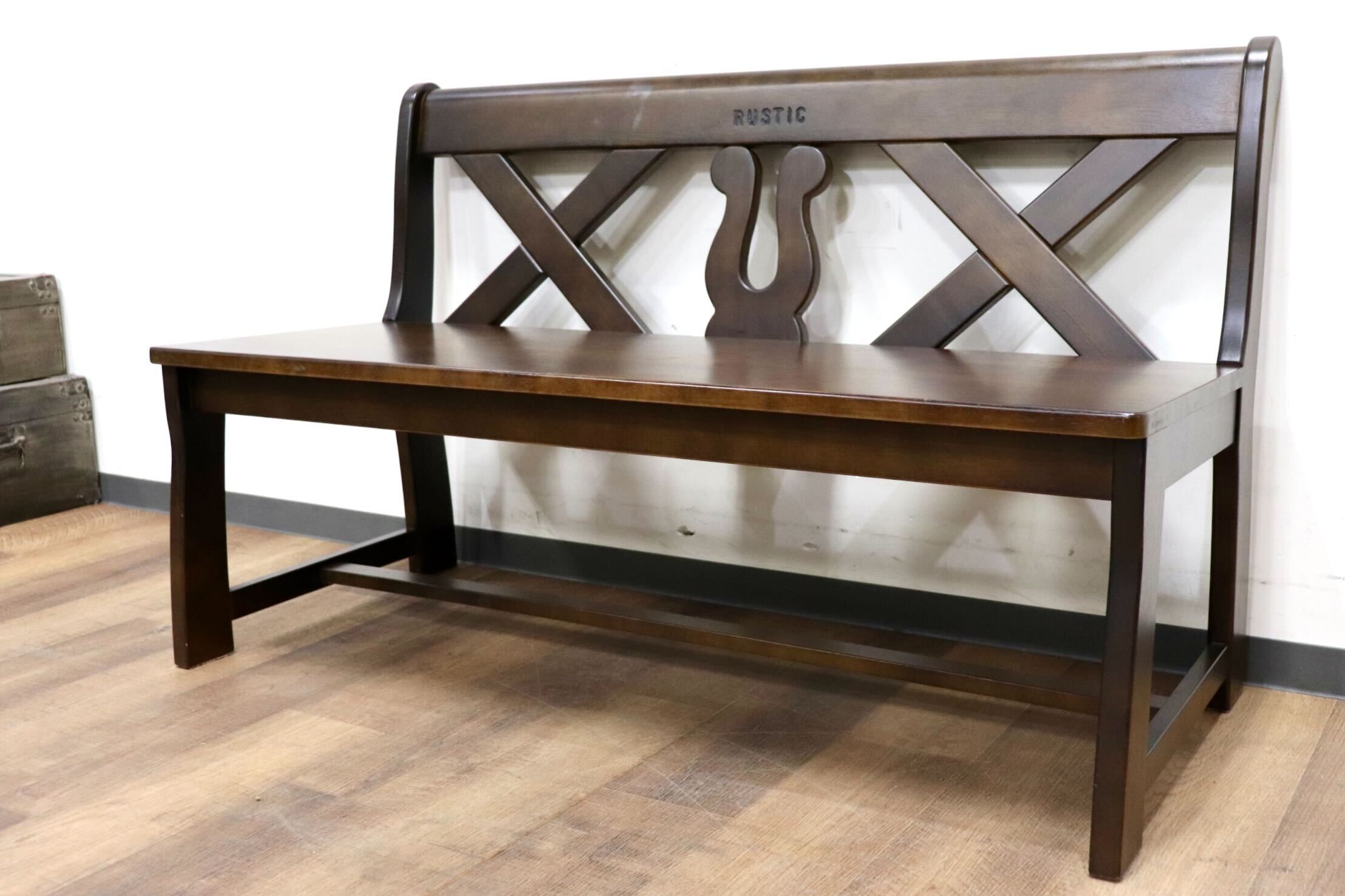 GMHH440B○karimoku / カリモク RUSTIC ルスティック ベンチ ダイニングチェア 椅子 レトロ カントリー 人気廃番シリーズ 国産家具