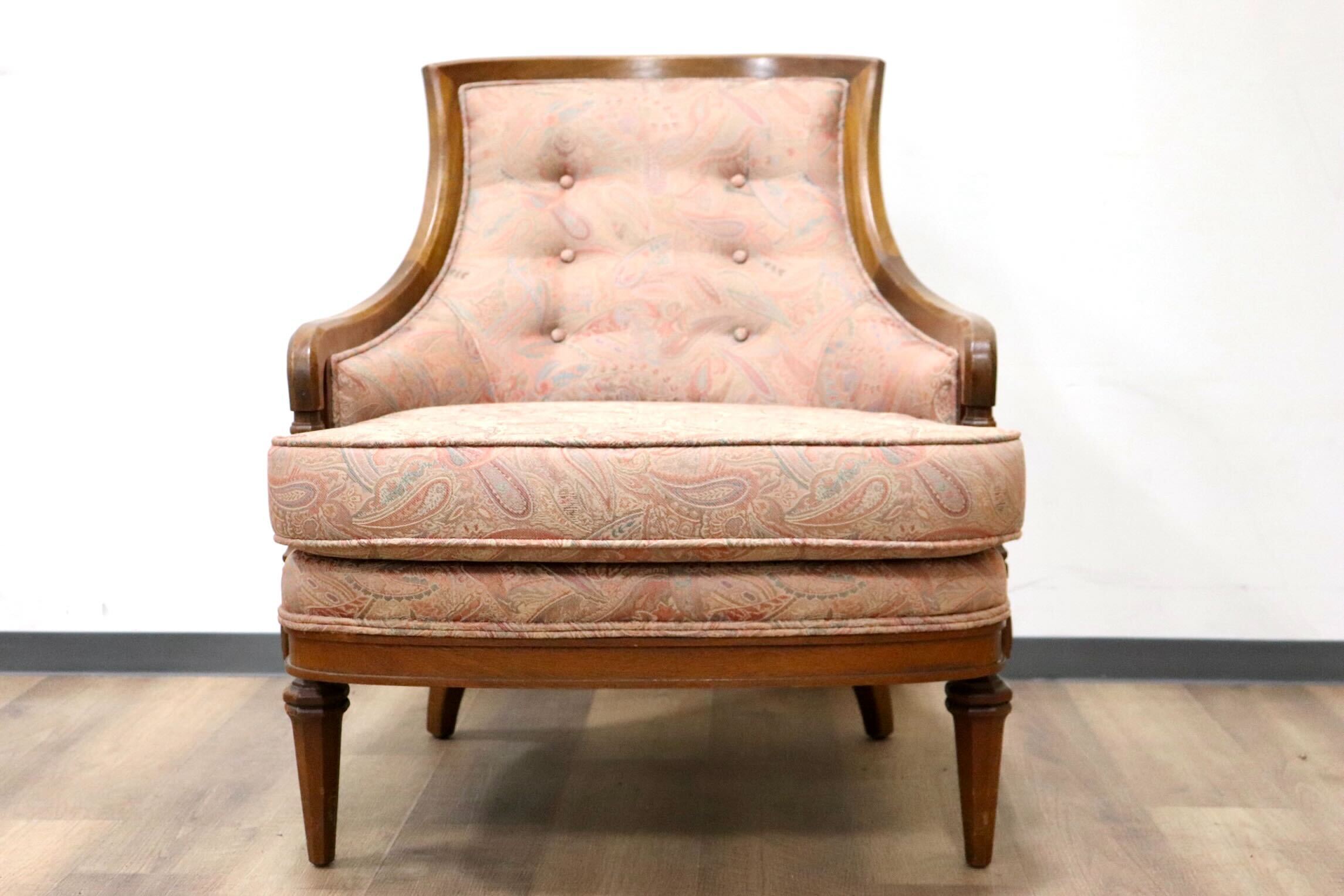 GMGH371A○DREXEL HERITAGE / ドレクセルヘリテイジ Upholstery アップホルスタリー シングルソファ 1人掛けソファ ヴィンテージ 約57万