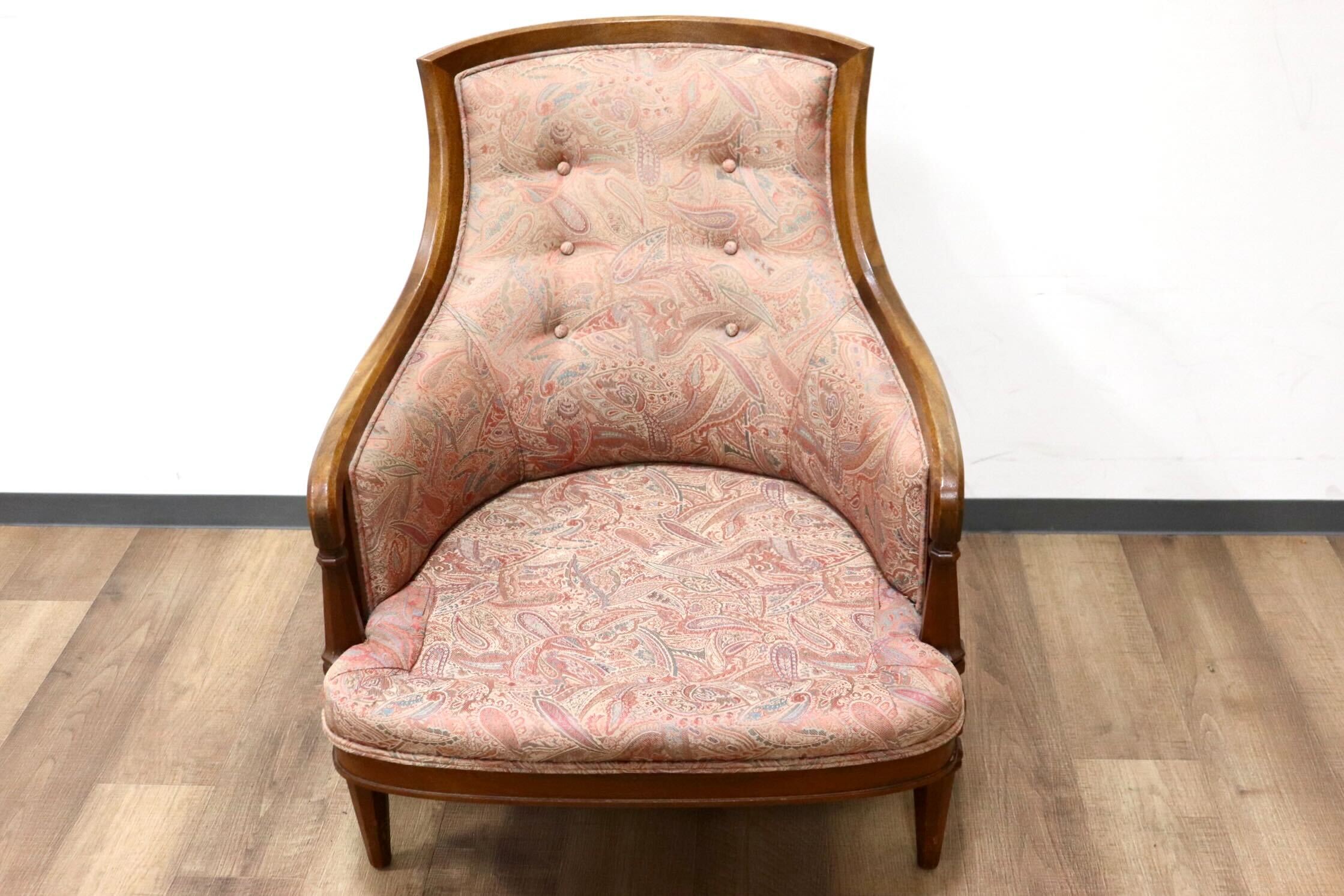 GMGH371A○DREXEL HERITAGE / ドレクセルヘリテイジ Upholstery アップホルスタリー シングルソファ 1人掛けソファ  ヴィンテージ 約57万