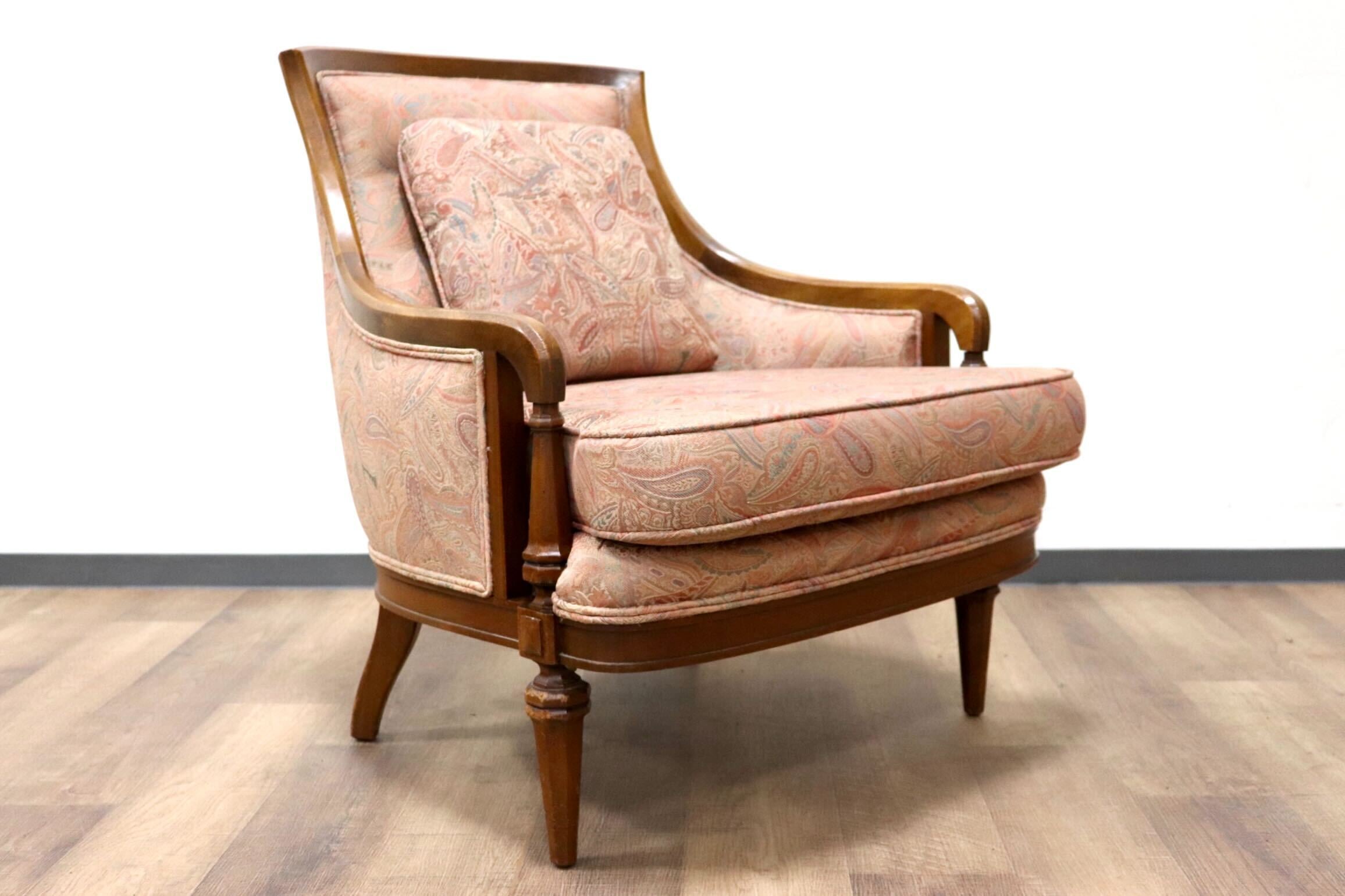 GMGH371A○DREXEL HERITAGE / ドレクセルヘリテイジ Upholstery アップホルスタリー シングルソファ 1人掛けソファ ヴィンテージ 約57万