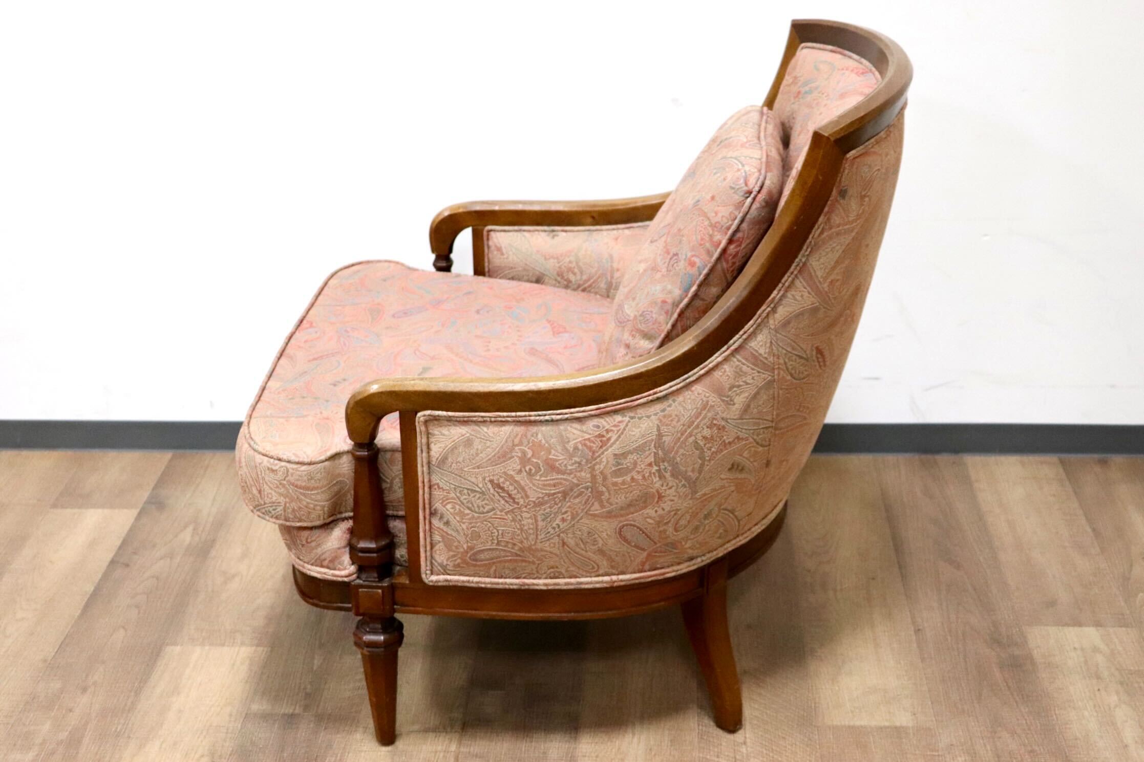 GMGH371A○DREXEL HERITAGE / ドレクセルヘリテイジ Upholstery アップホルスタリー シングルソファ 1人掛けソファ ヴィンテージ 約57万