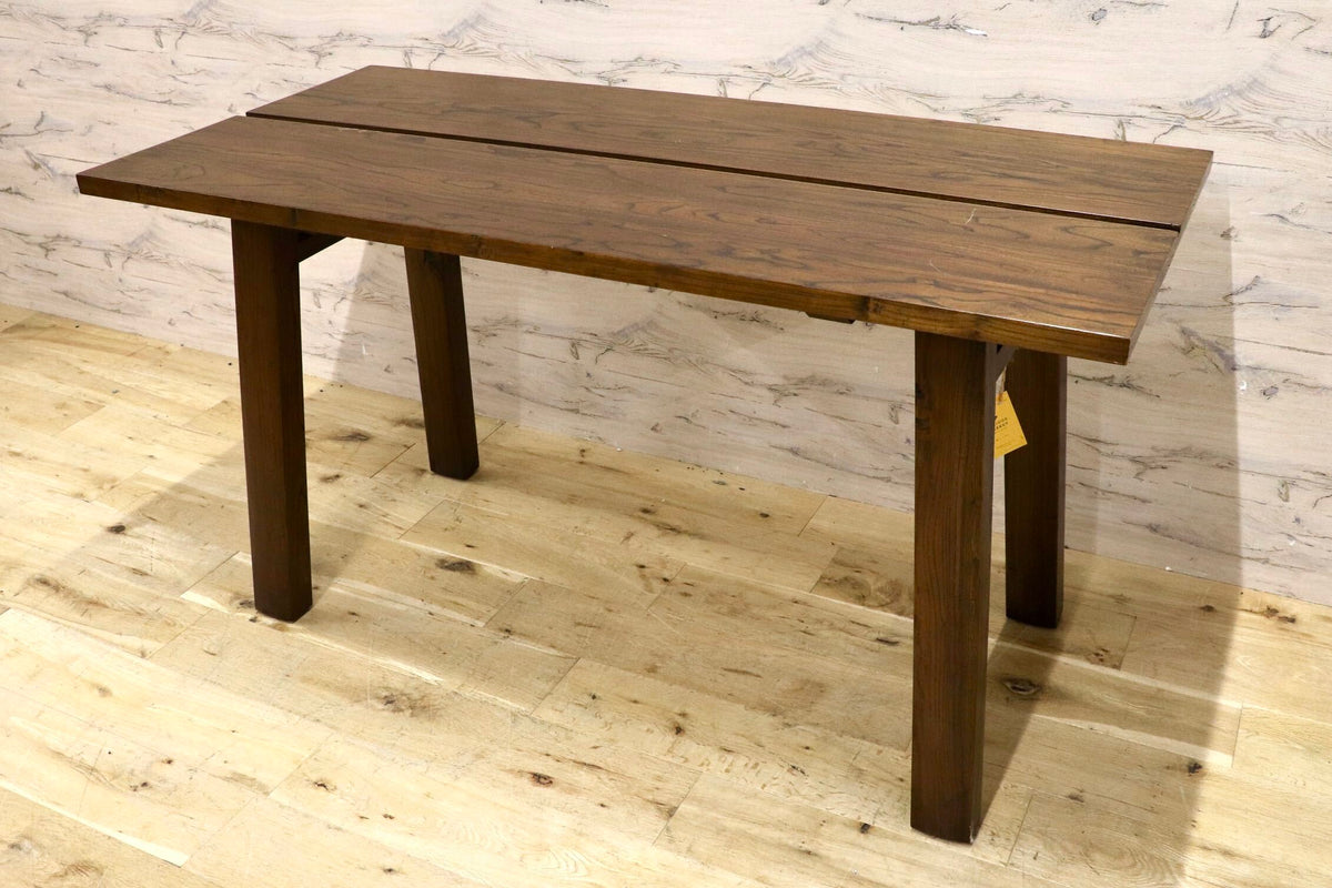 GMIK381◯CORIGGE MARKET / コリッジマーケット ジュンコダイニングテーブル 食卓テーブル 作業台 エルム古材 北欧 定価約7.7万円