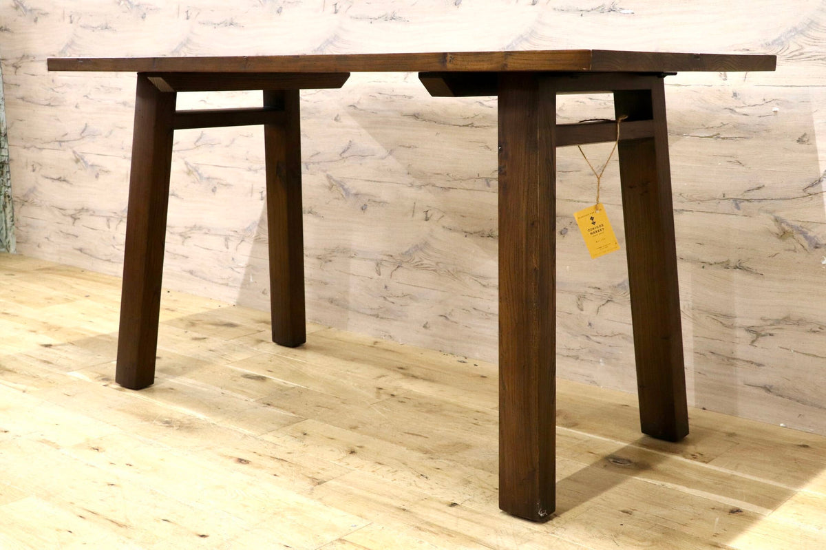 GMIK381◯CORIGGE MARKET / コリッジマーケット ジュンコダイニングテーブル 食卓テーブル 作業台 エルム古材 北欧 定価約7.7万円