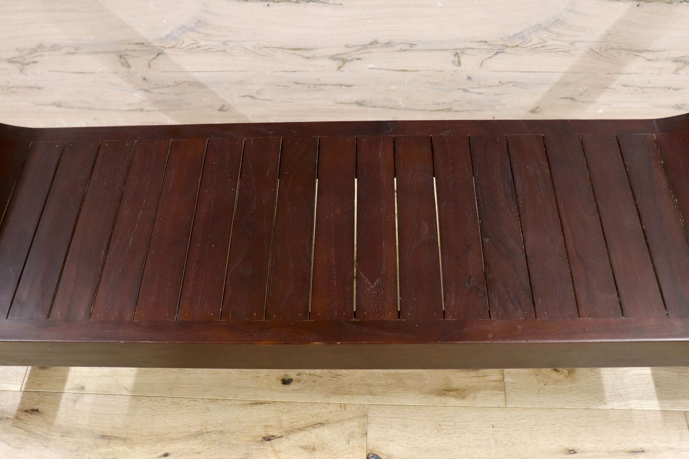 GMIK560A○カルティニベンチ アジアン家具 チーク無垢材 ベンチ 玄関椅子 オブジェ アンティーク リゾート バリ島