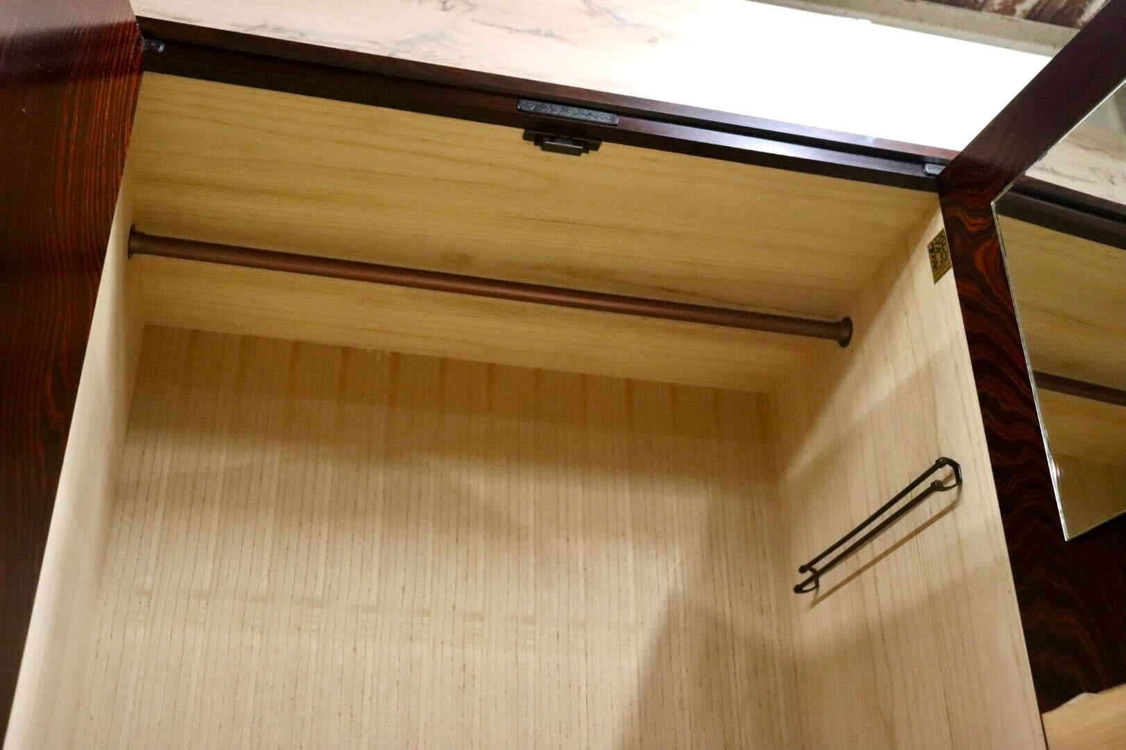 GMJH1○岩谷堂箪笥 洋服箪笥 ワードローブ 伝統工芸 欅 和家具 古民家 和モダン 民芸家具 収納家具 レトロ アンティーク 美品