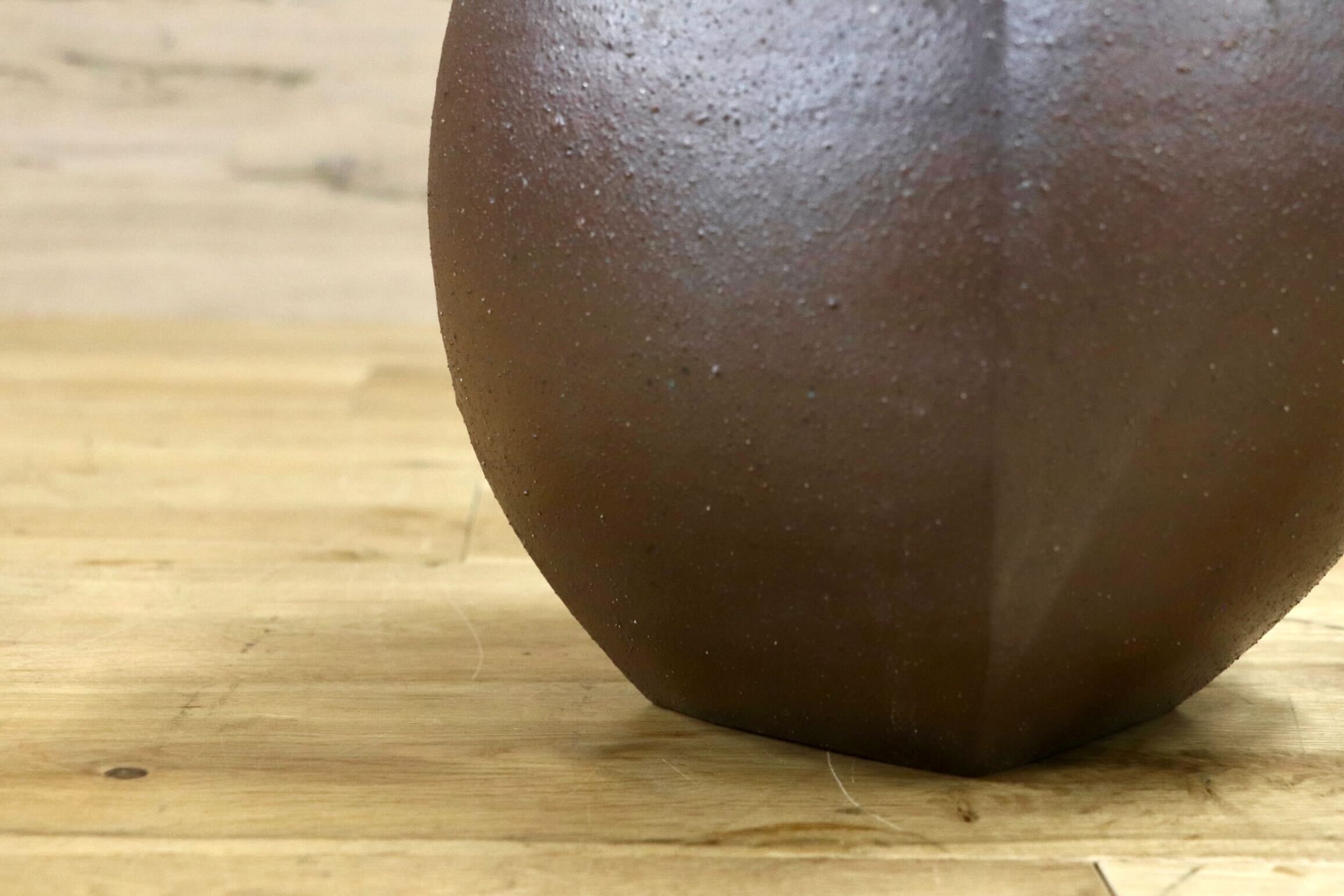 GMIO1◯市野悟窯 丹波焼 花瓶 フラワーベース 花入 壺 作家物 陶器 市野哲次 伝統工芸 丹波篠山 未使用