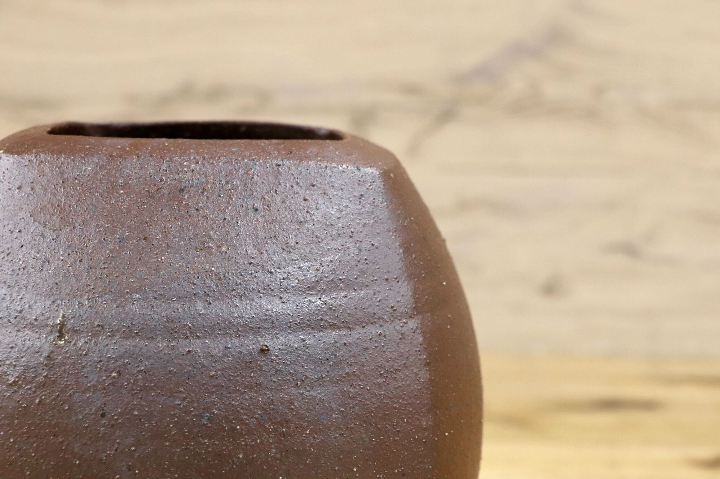 GMIO1◯市野悟窯 丹波焼 花瓶 フラワーベース 花入 壺 作家物 陶器 市野哲次 伝統工芸 丹波篠山 未使用