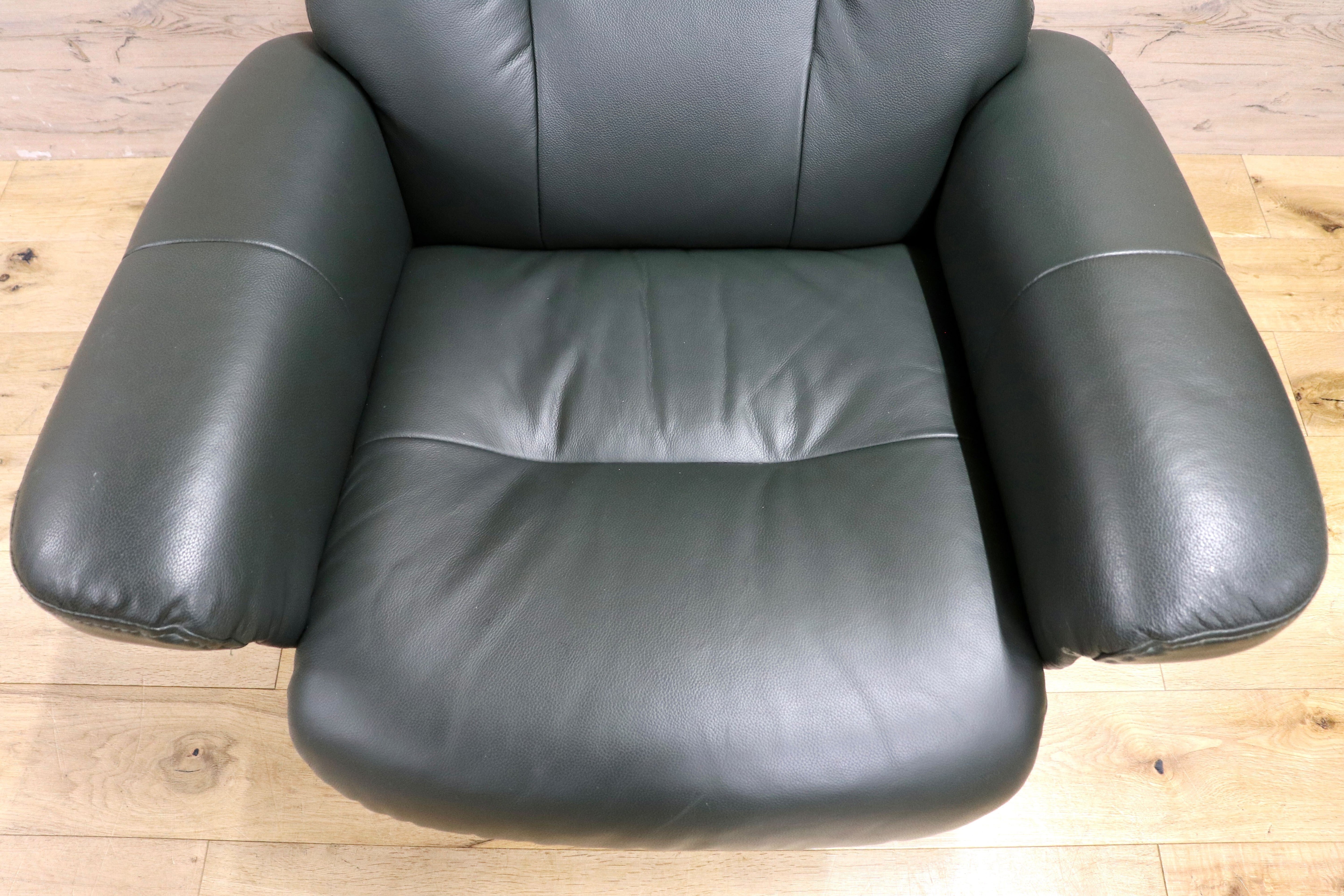 GMIK567○リクライニングチェア オットマンセット パーソナルチェア 1人掛けソファ 回転式 合皮 モダン 北欧スタイル 検) EKORNES